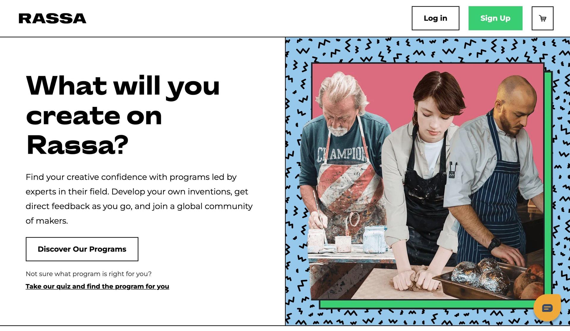 Join Rassa-content creator portfolios