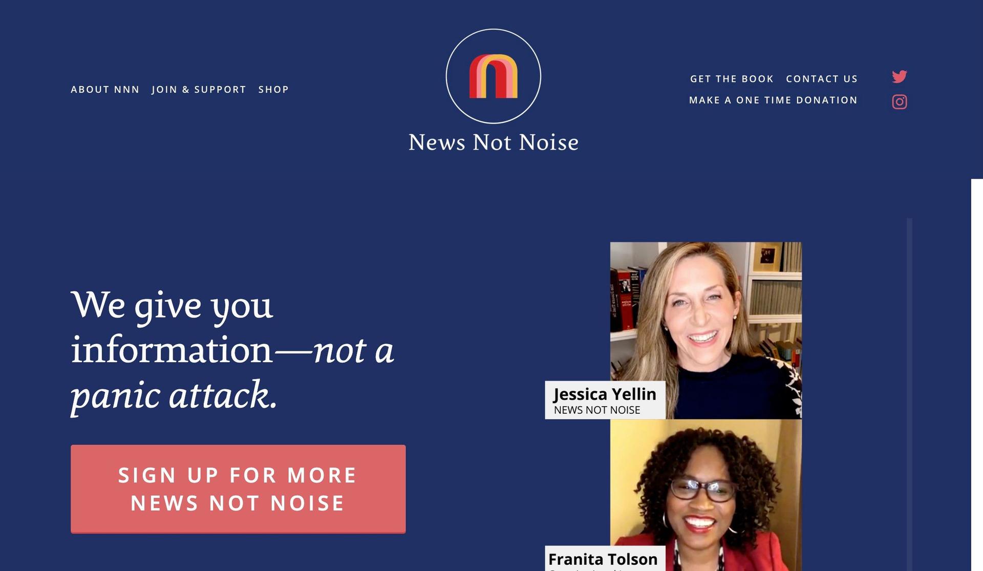 News Not Noise-content creator portfolios