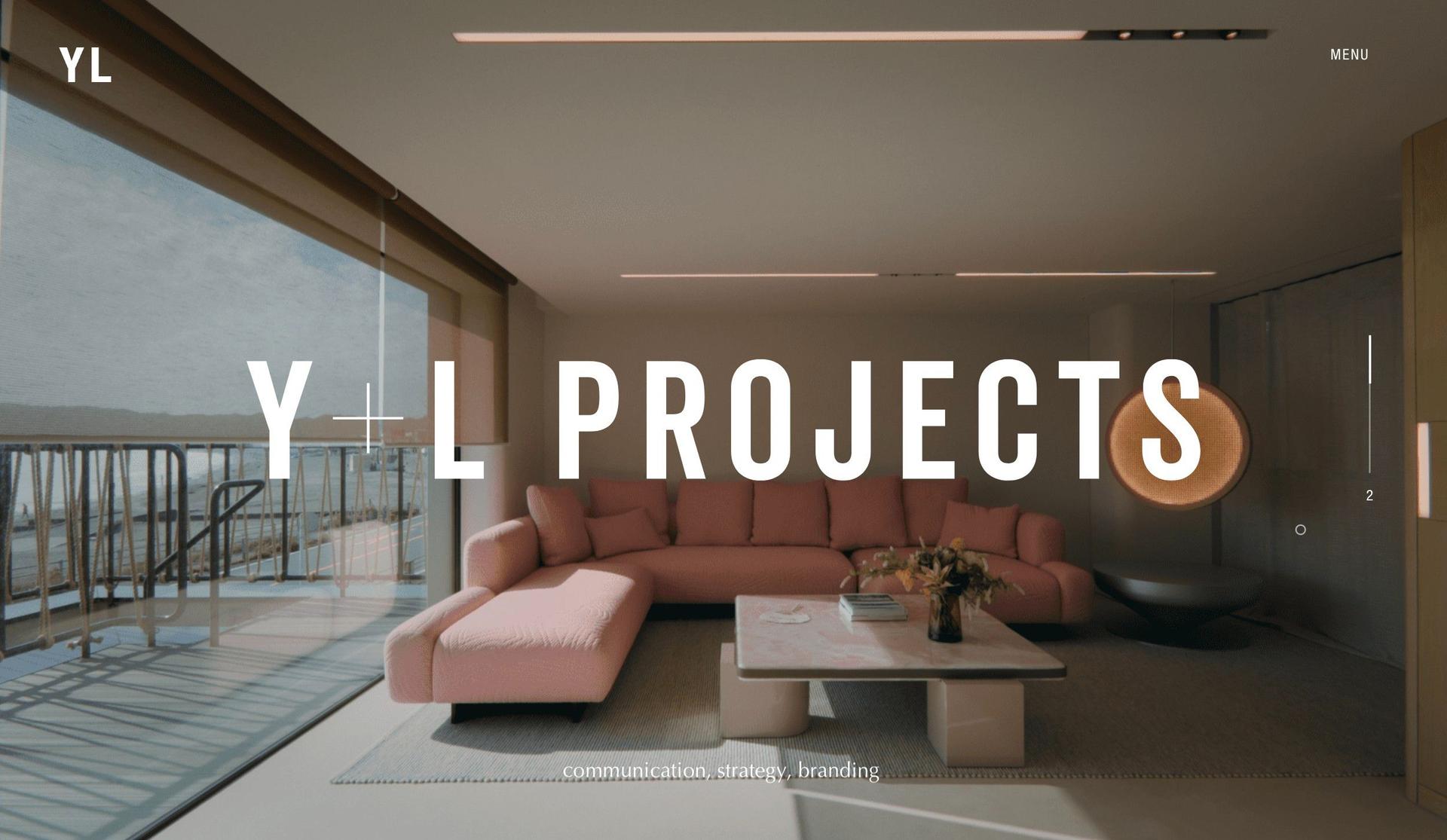 YL Projects-homepage design examples