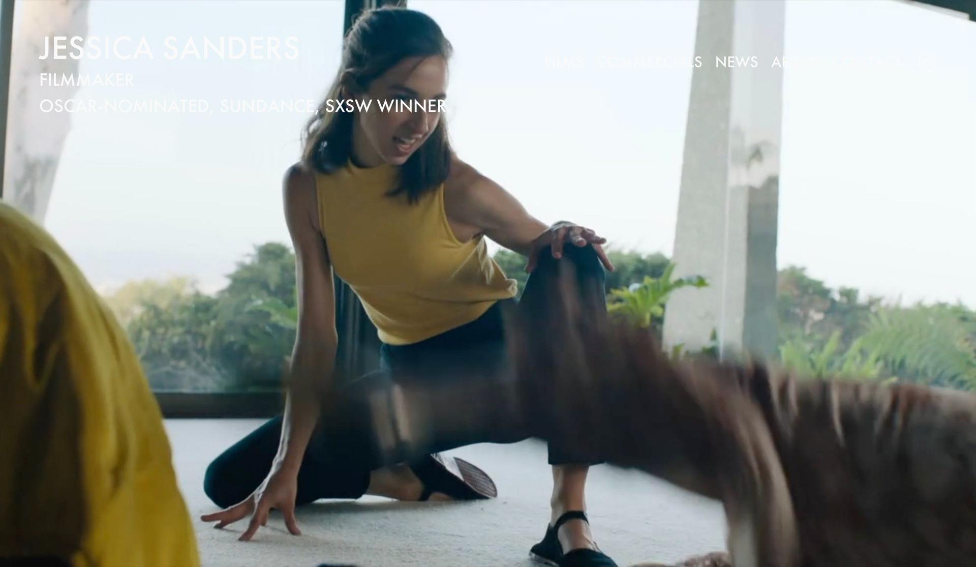 Jessica Sanders Film-filmmaker website examples