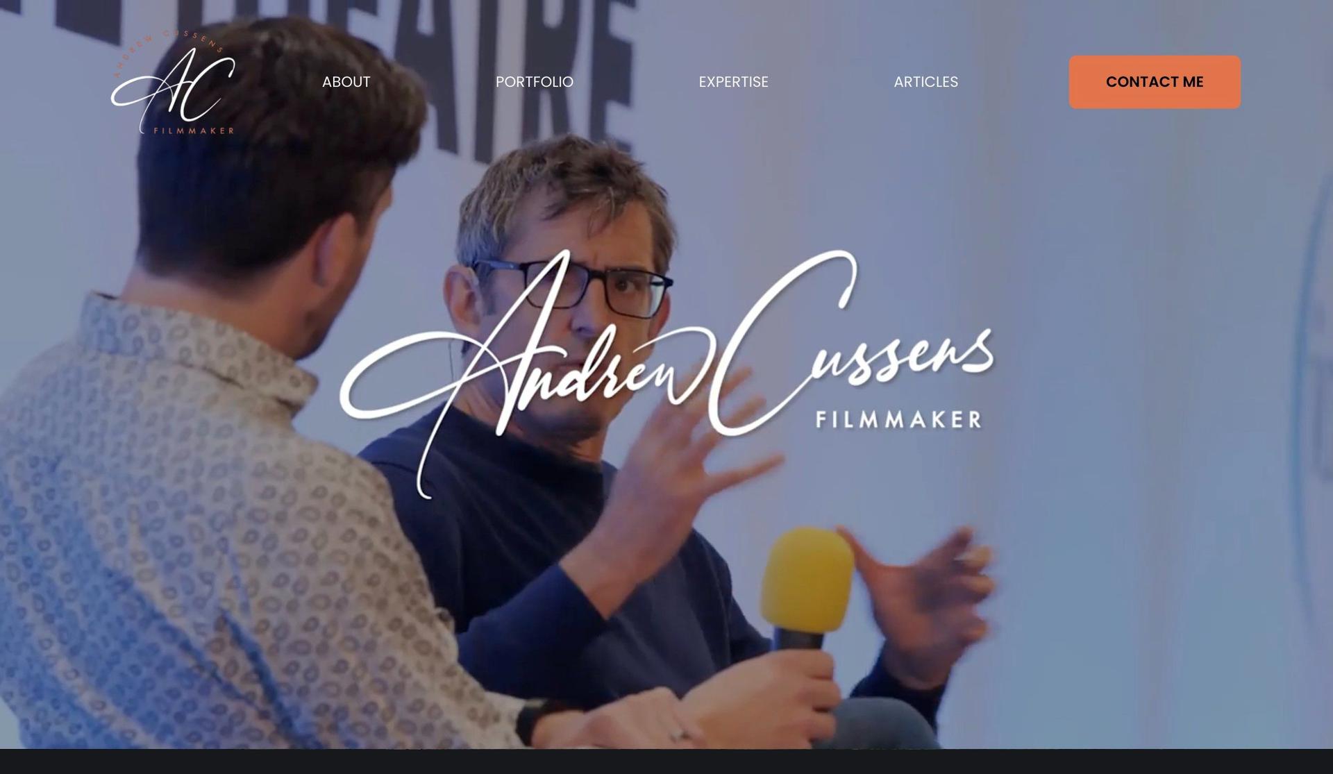 Andrew Cussens-filmmaker website examples