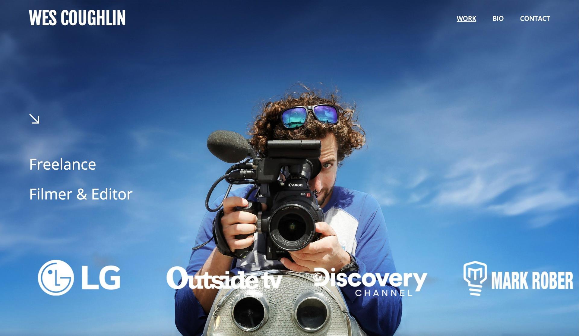 Wes Coughlin-filmmaker website examples