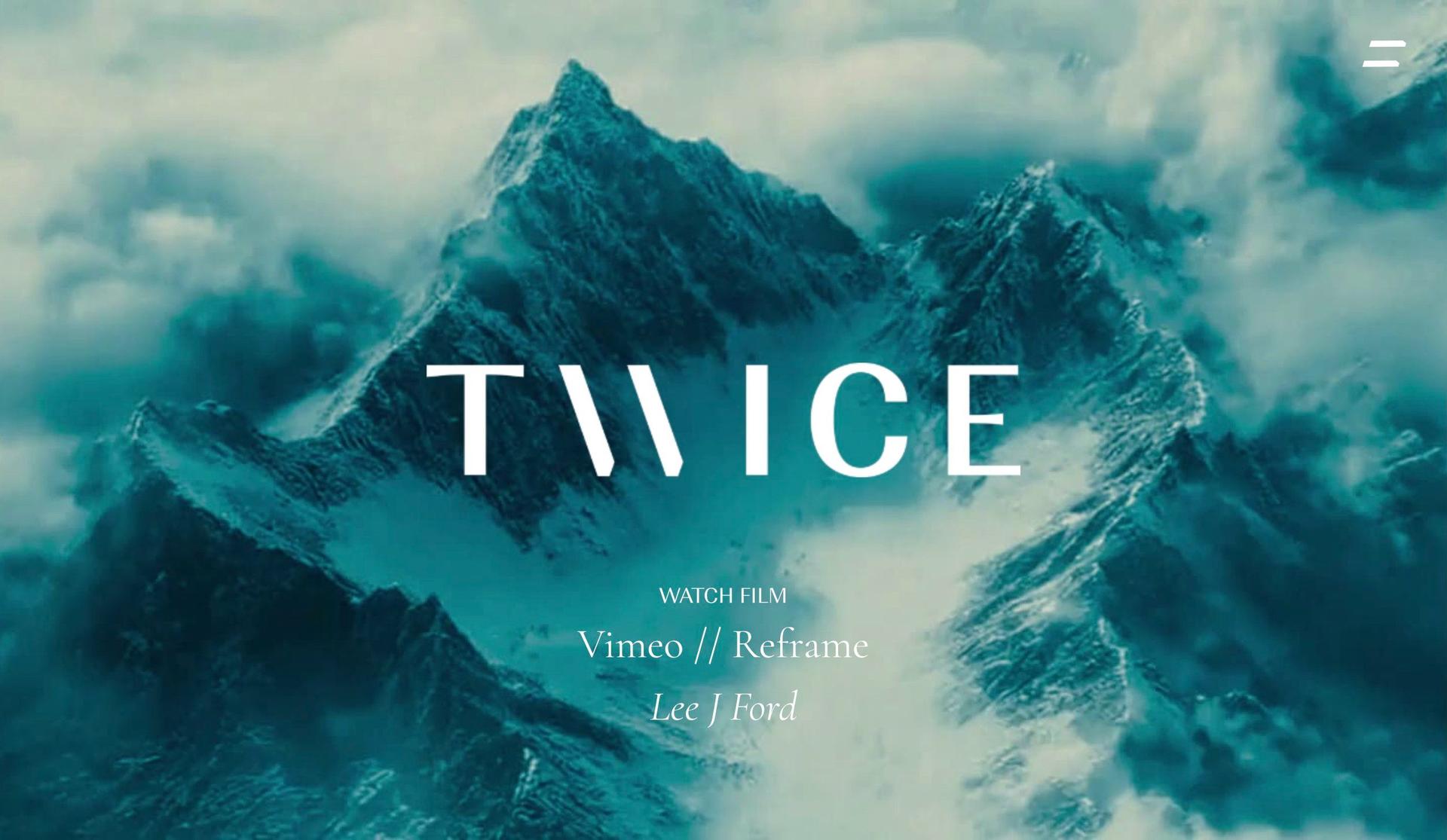 Twice Pictures-filmmaker website examples