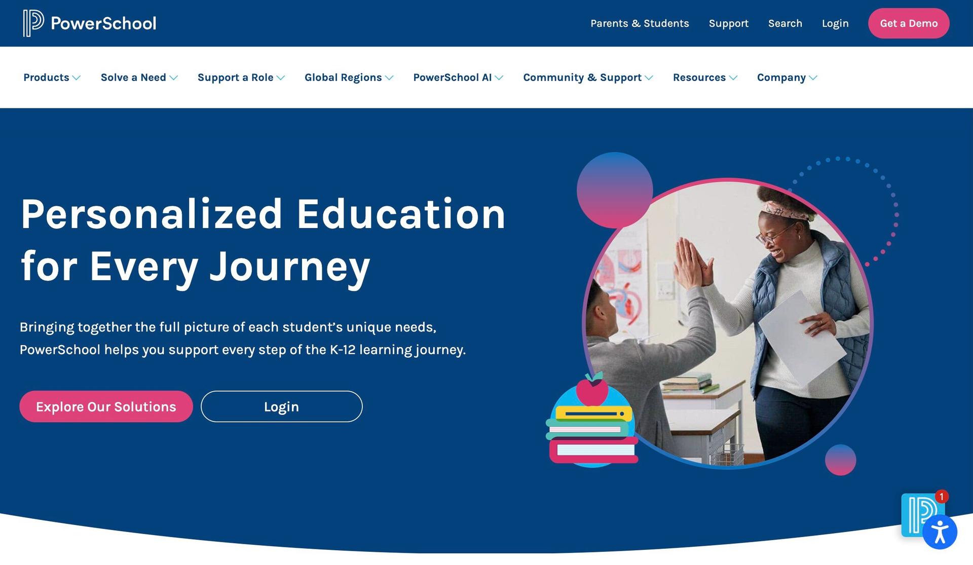 PowerSchool-examples of education websites
