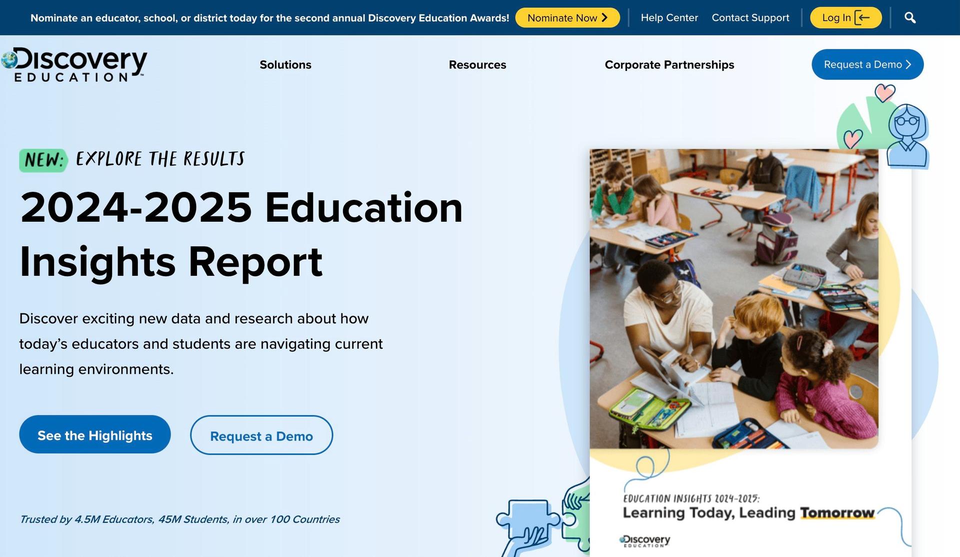 Discovery Education-examples of education websites