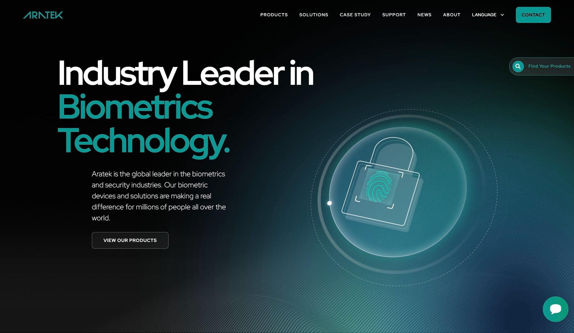 Aratek-technology website examples