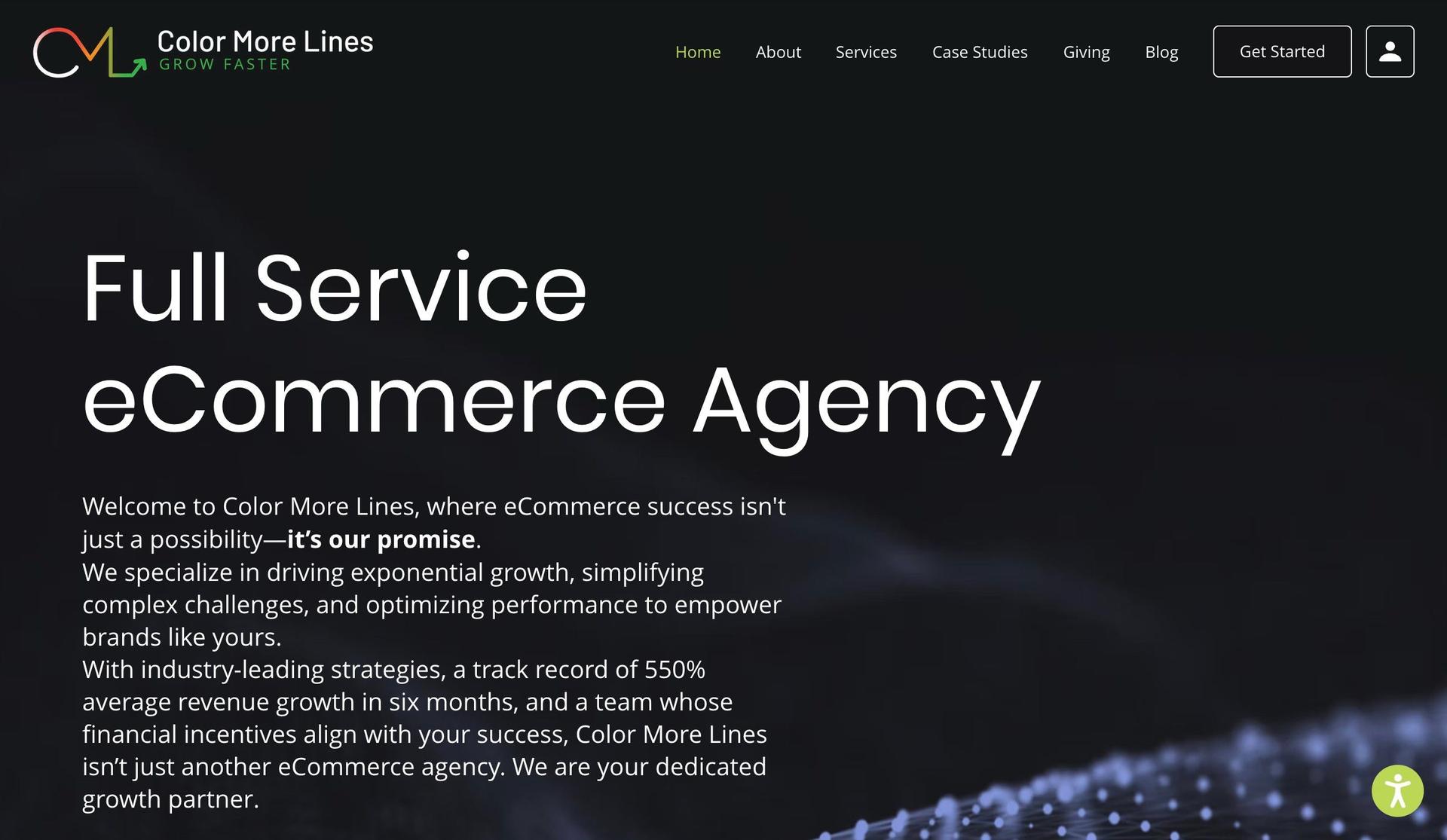 Color More Lines-examples of accessible websites