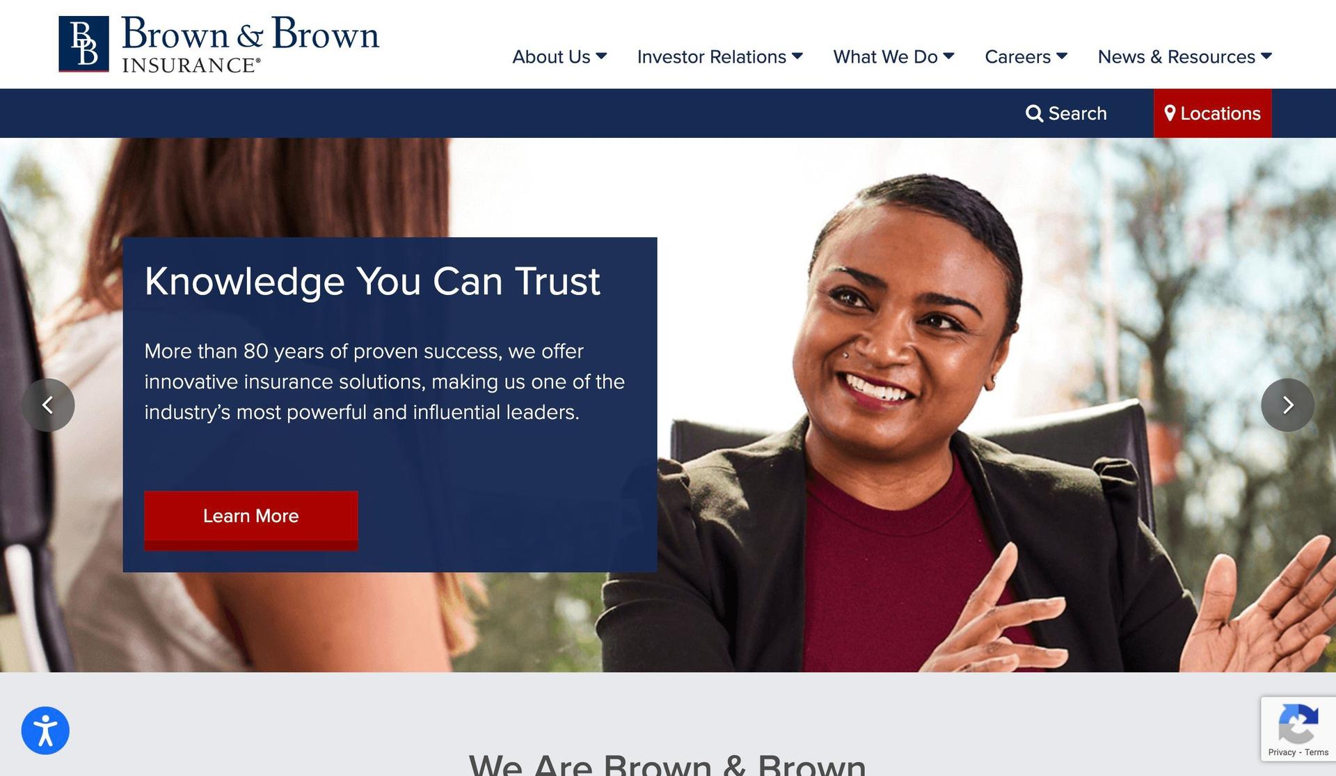 BB Insurance-examples of accessible websites