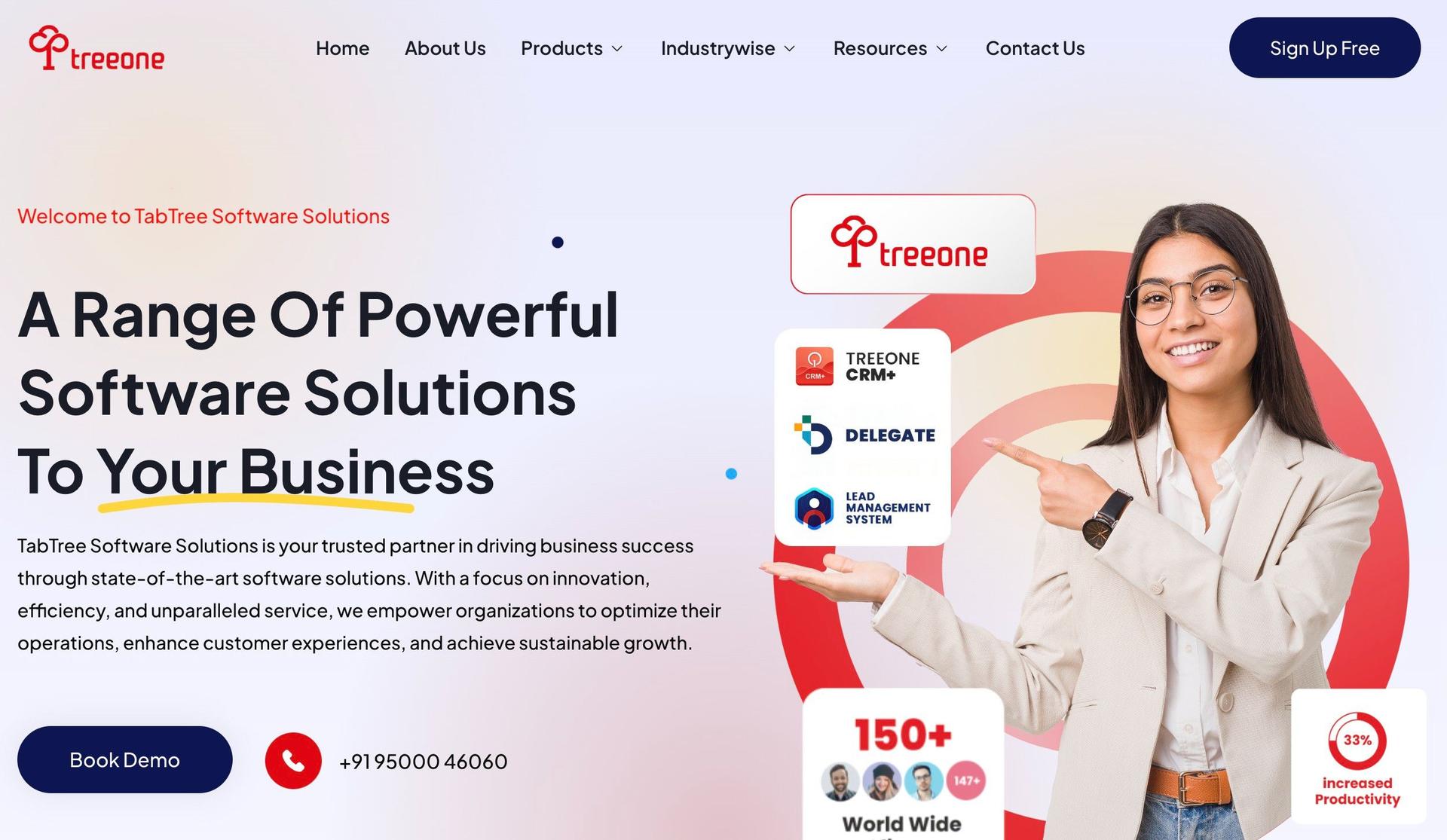 Tree One-static website examples