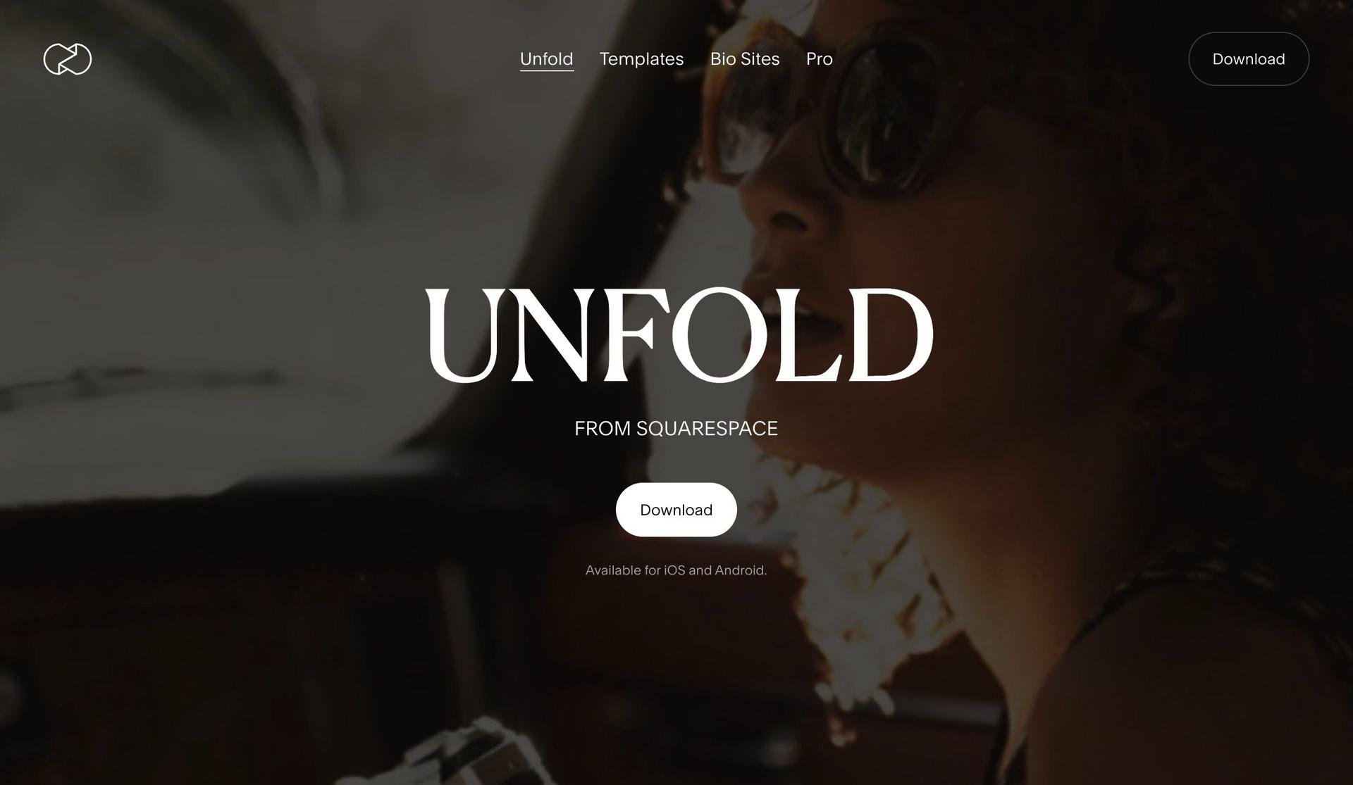 Unfold-parallax scrolling websites