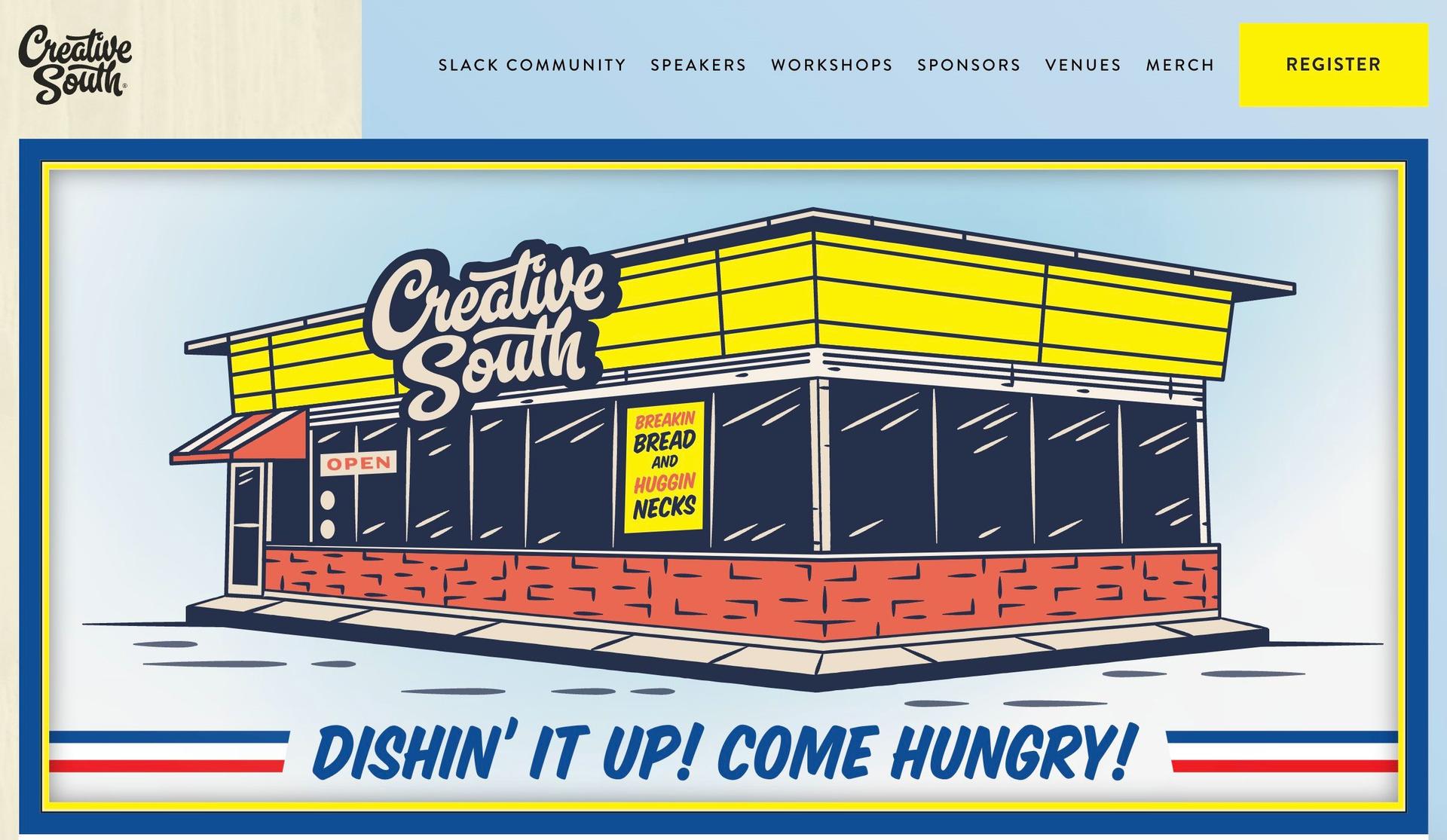 Creative South-parallax scrolling websites