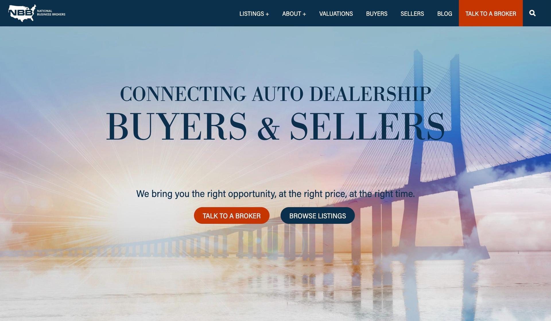 National Business Brokers-car dealership websites
