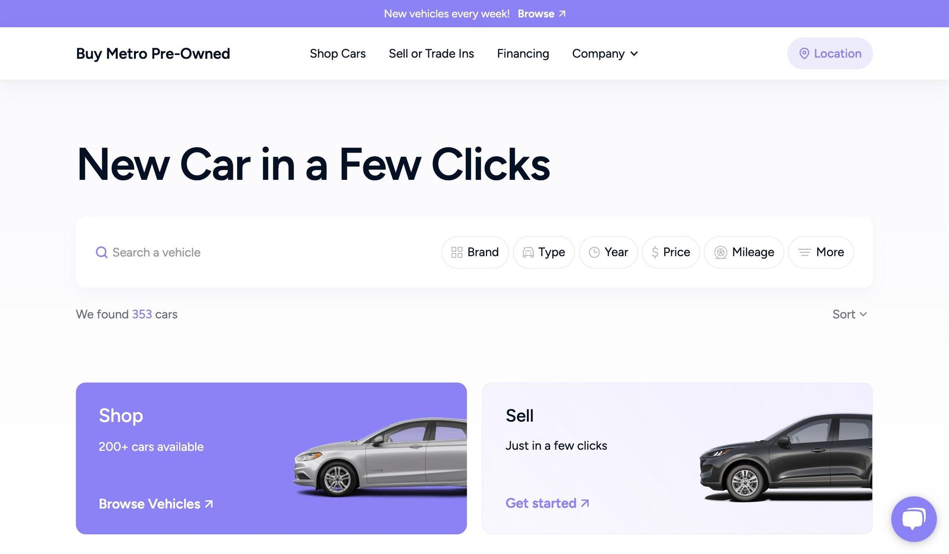 Buy Metro Preowned-car dealership websites