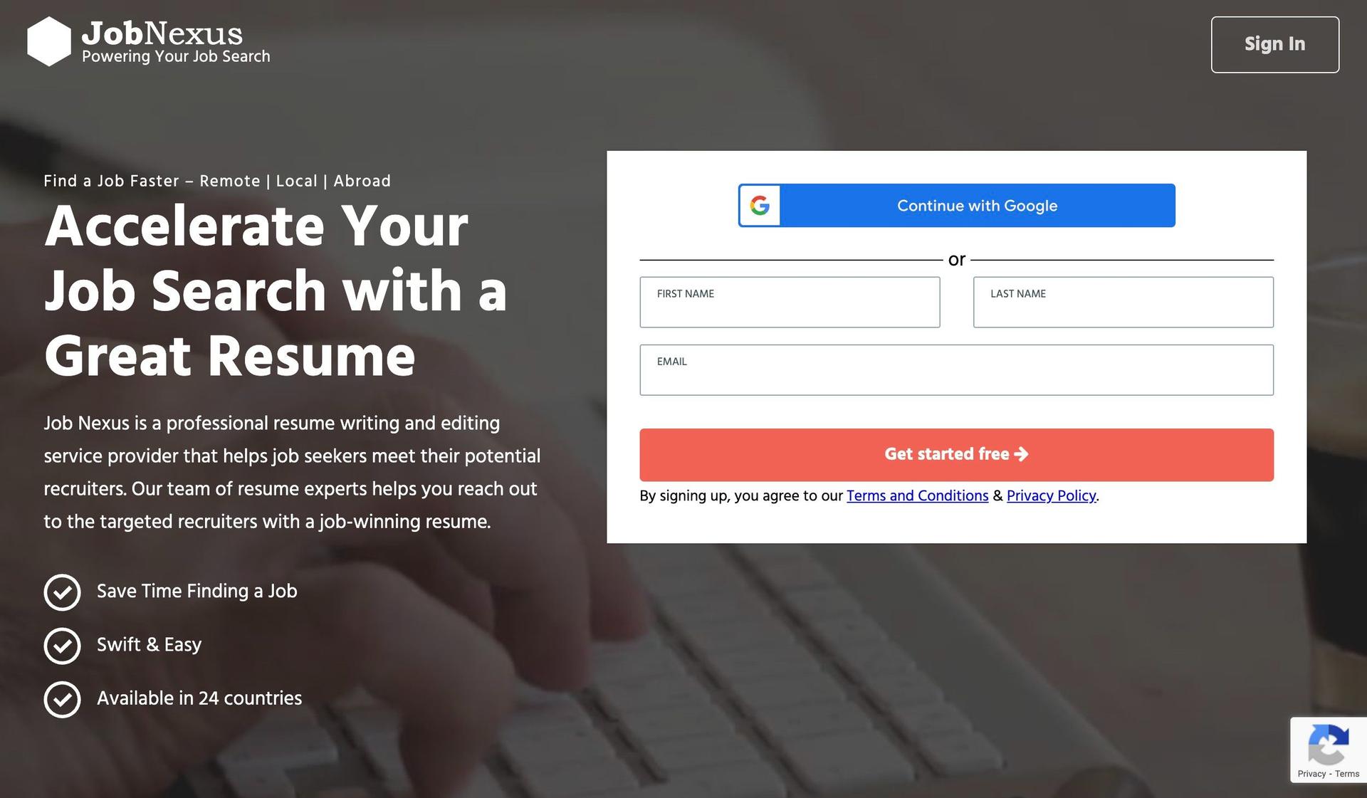 Job Nexus-recruitment website designs