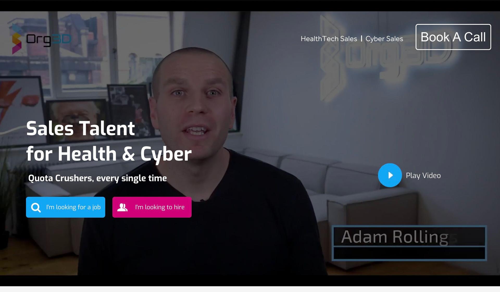 Org3D-recruitment website designs