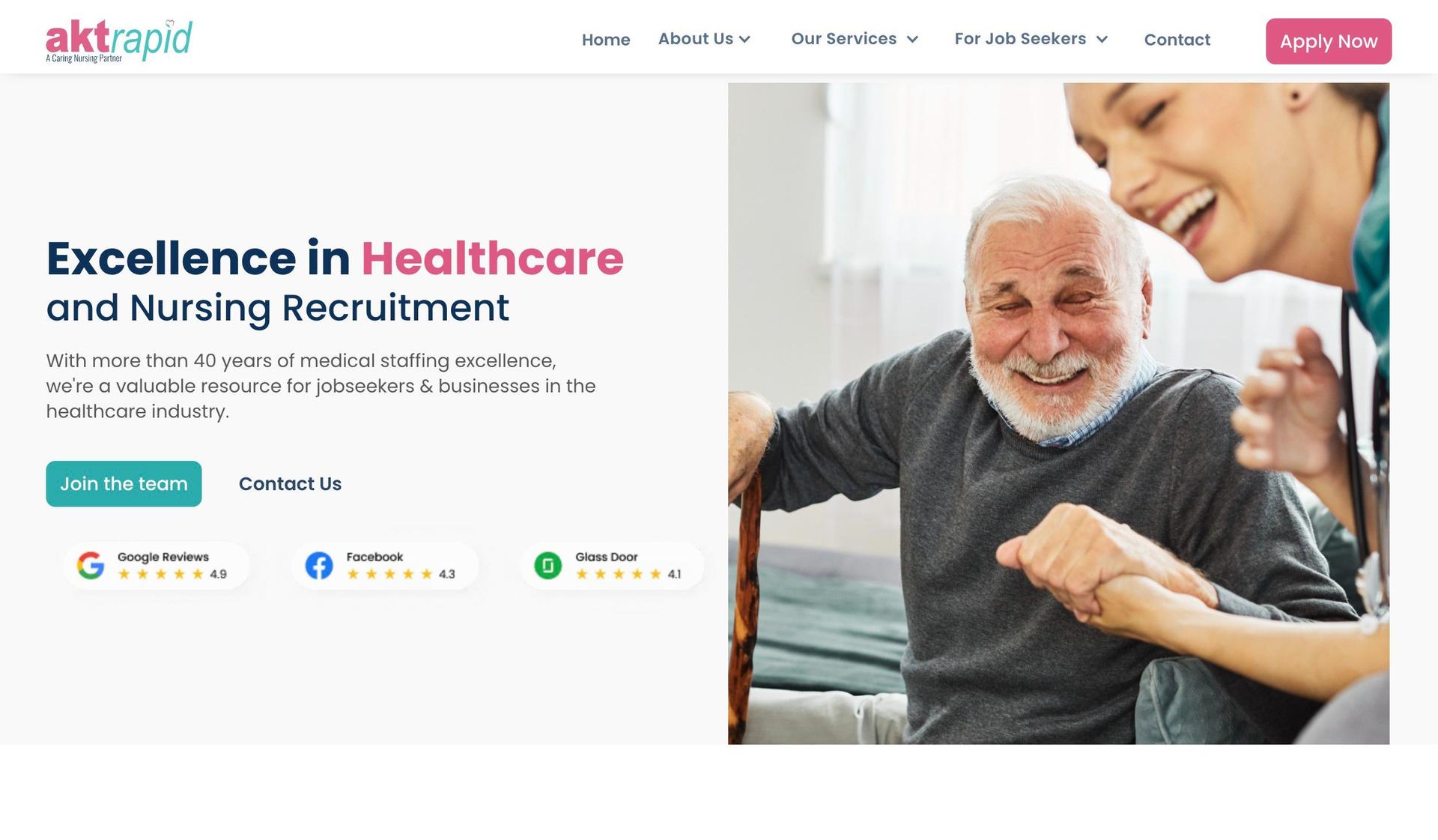 AKT Rapid-recruitment website designs