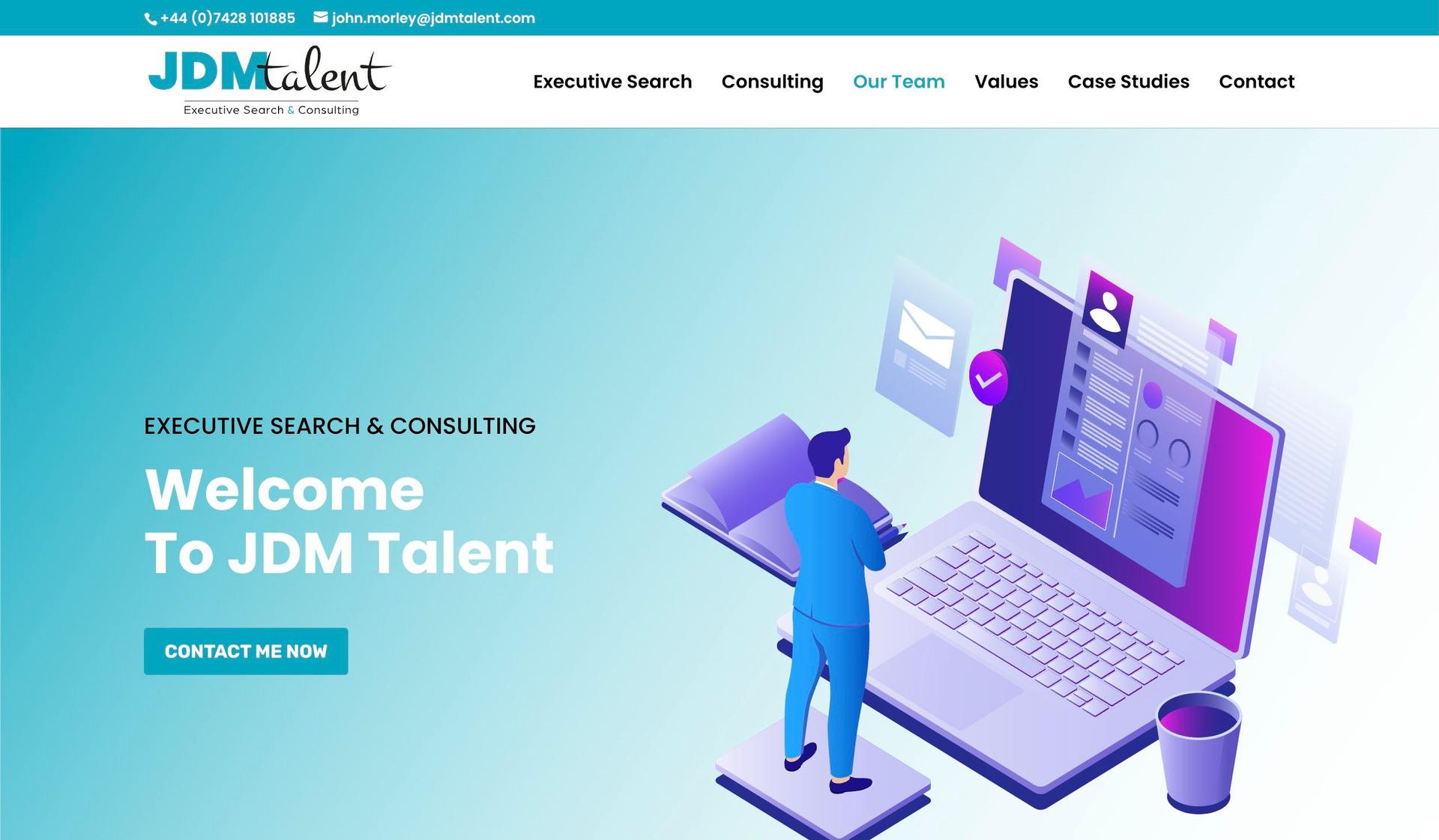 JDM Talent-recruitment website designs