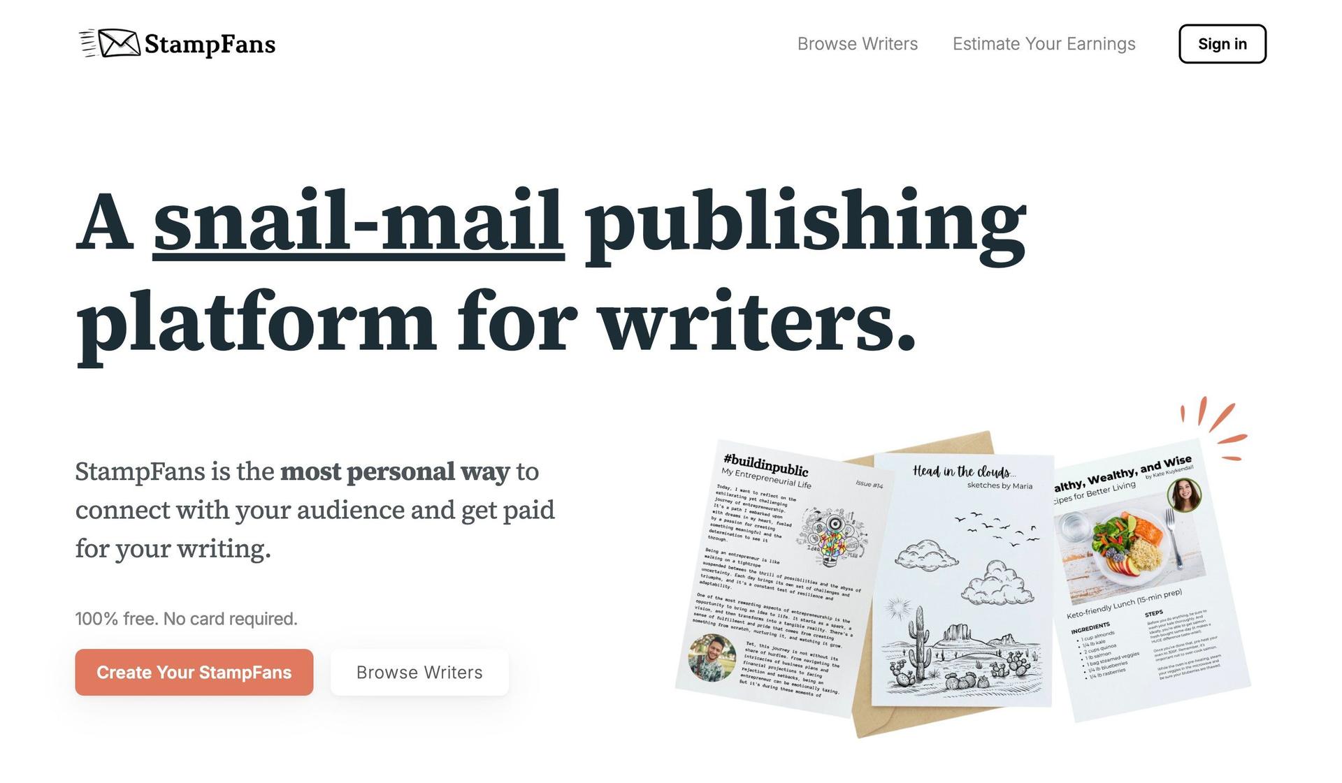 Stamp Fans-examples of notion websites