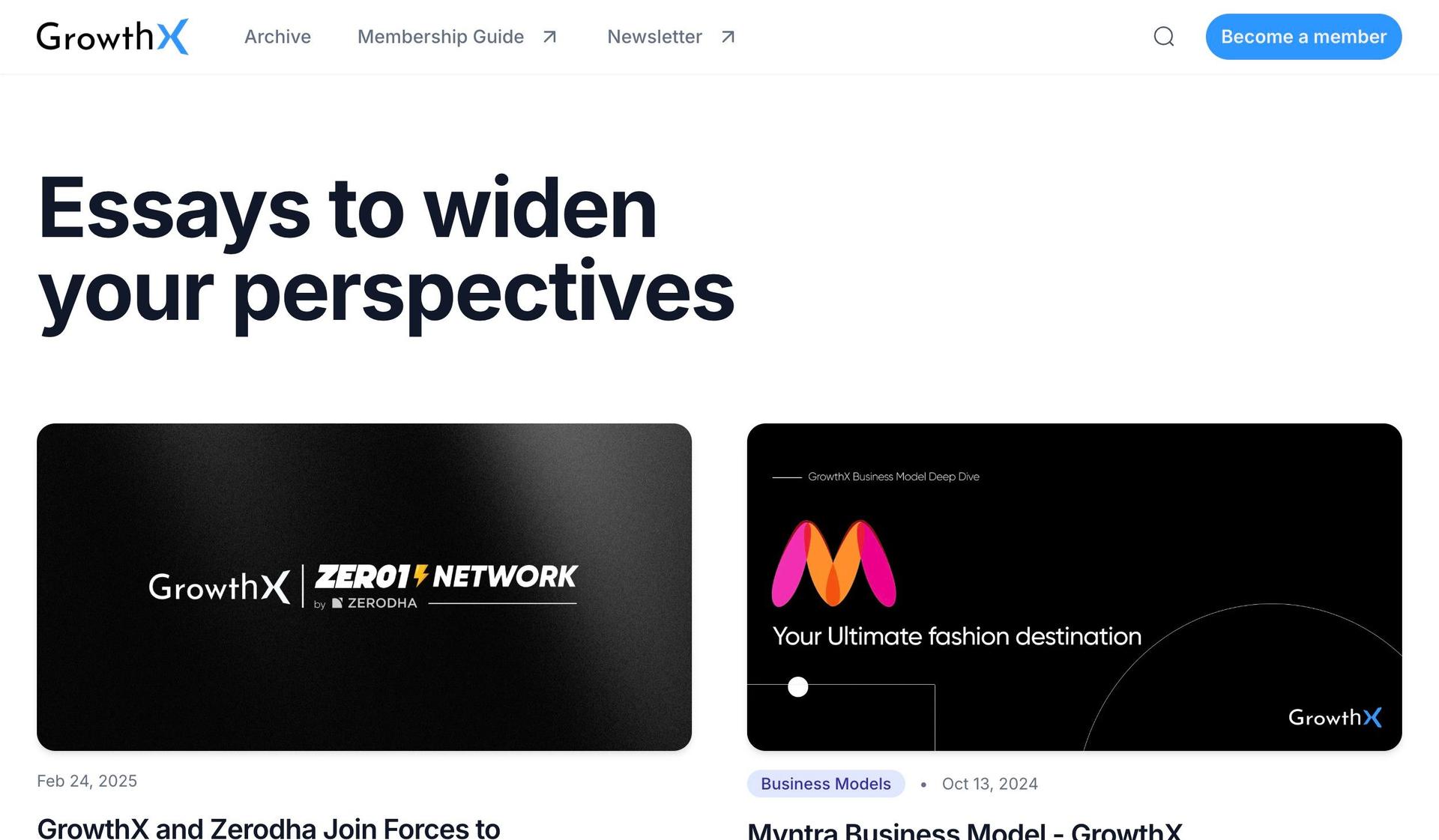 GrowthX Club-examples of notion websites