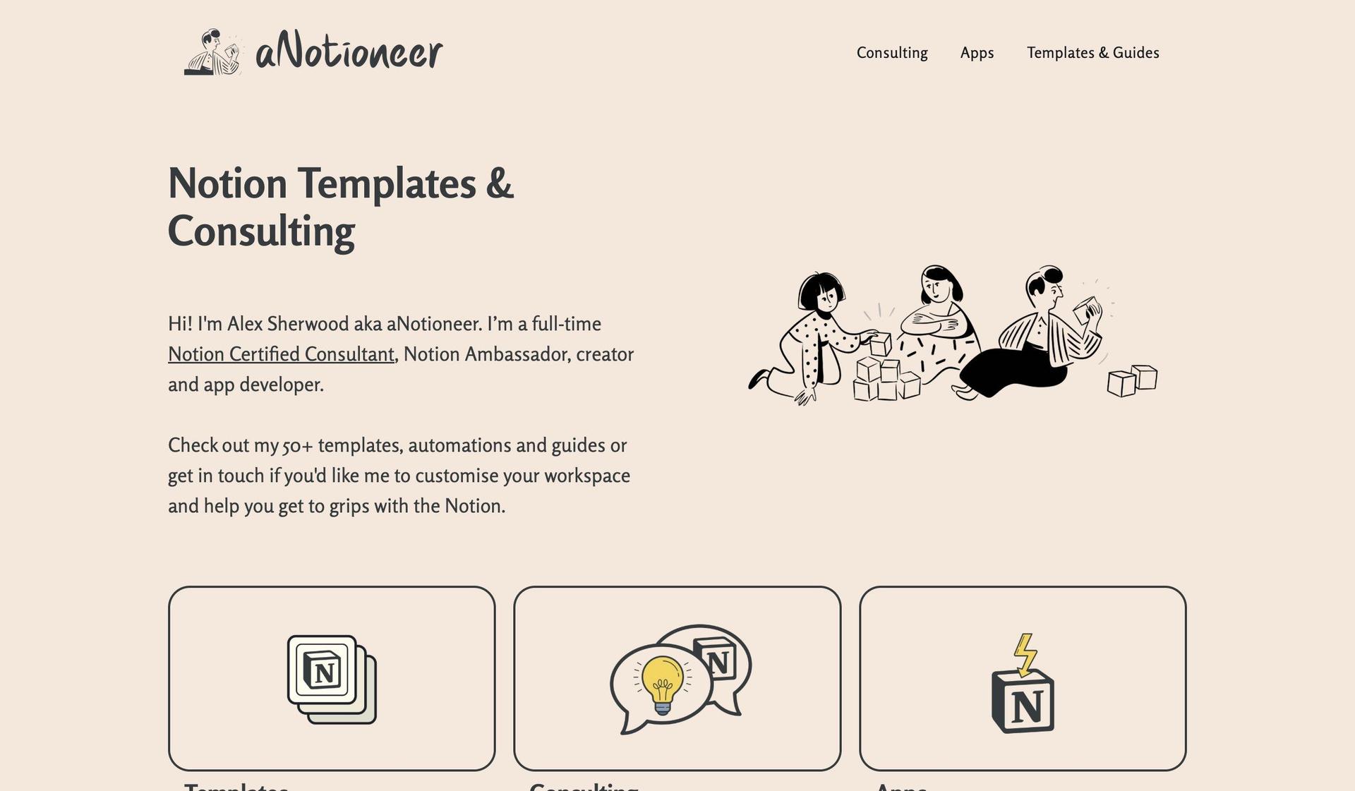 Anotioneer-examples of notion websites