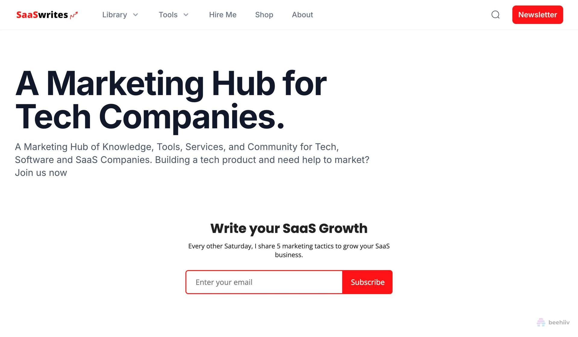 SaaS Writes-examples of notion websites