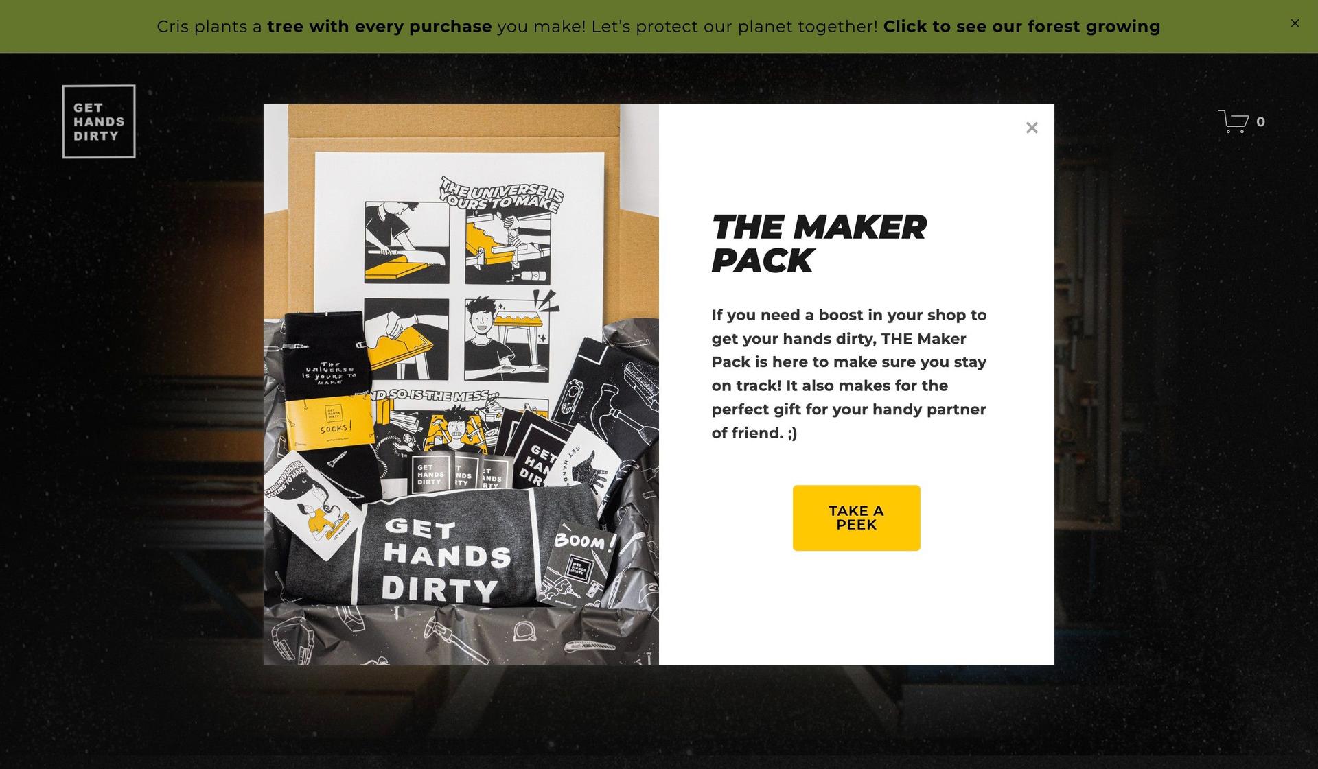 Get Hands Dirty-hostinger website examples