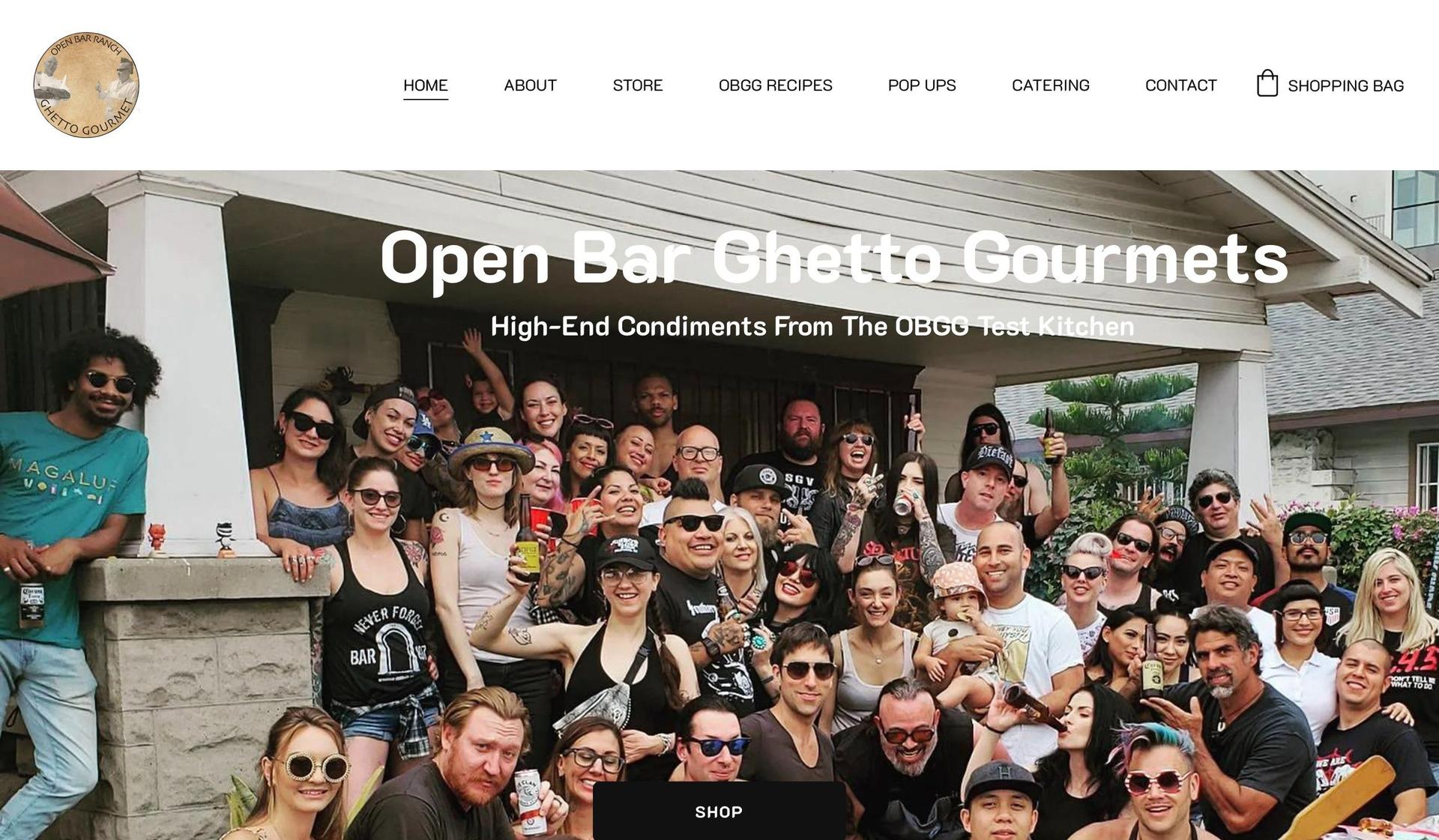 Open Barge Ghetto Gourmet-hostinger website examples