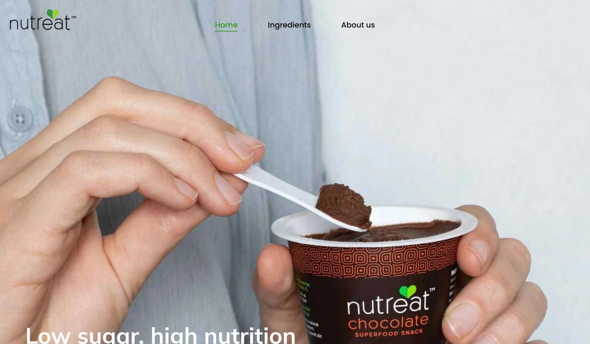 Nutreat-hostinger website examples