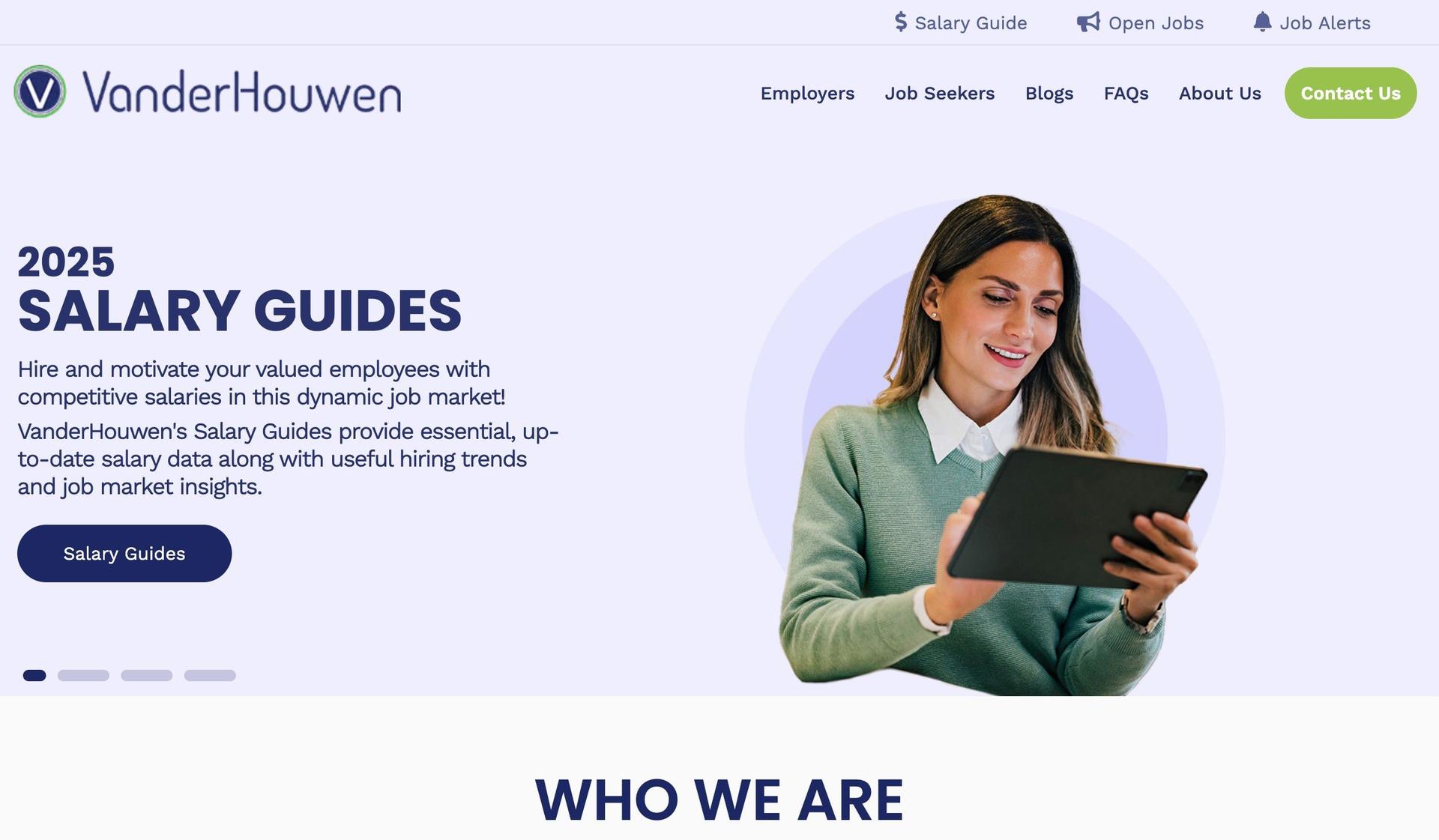 VanderHouwen-hostinger website examples