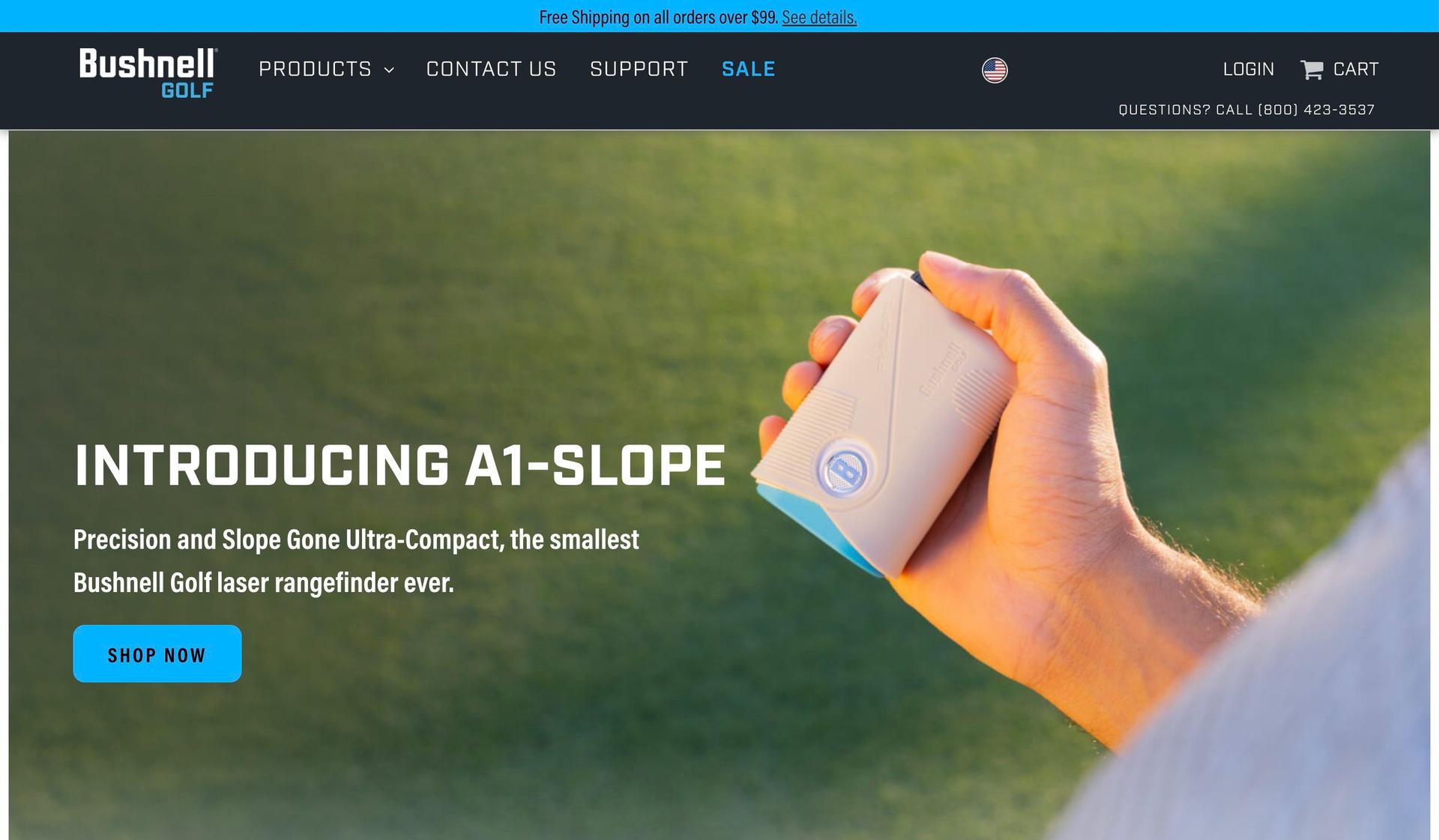 Bushnell Golf-examples of bigcommerce stores