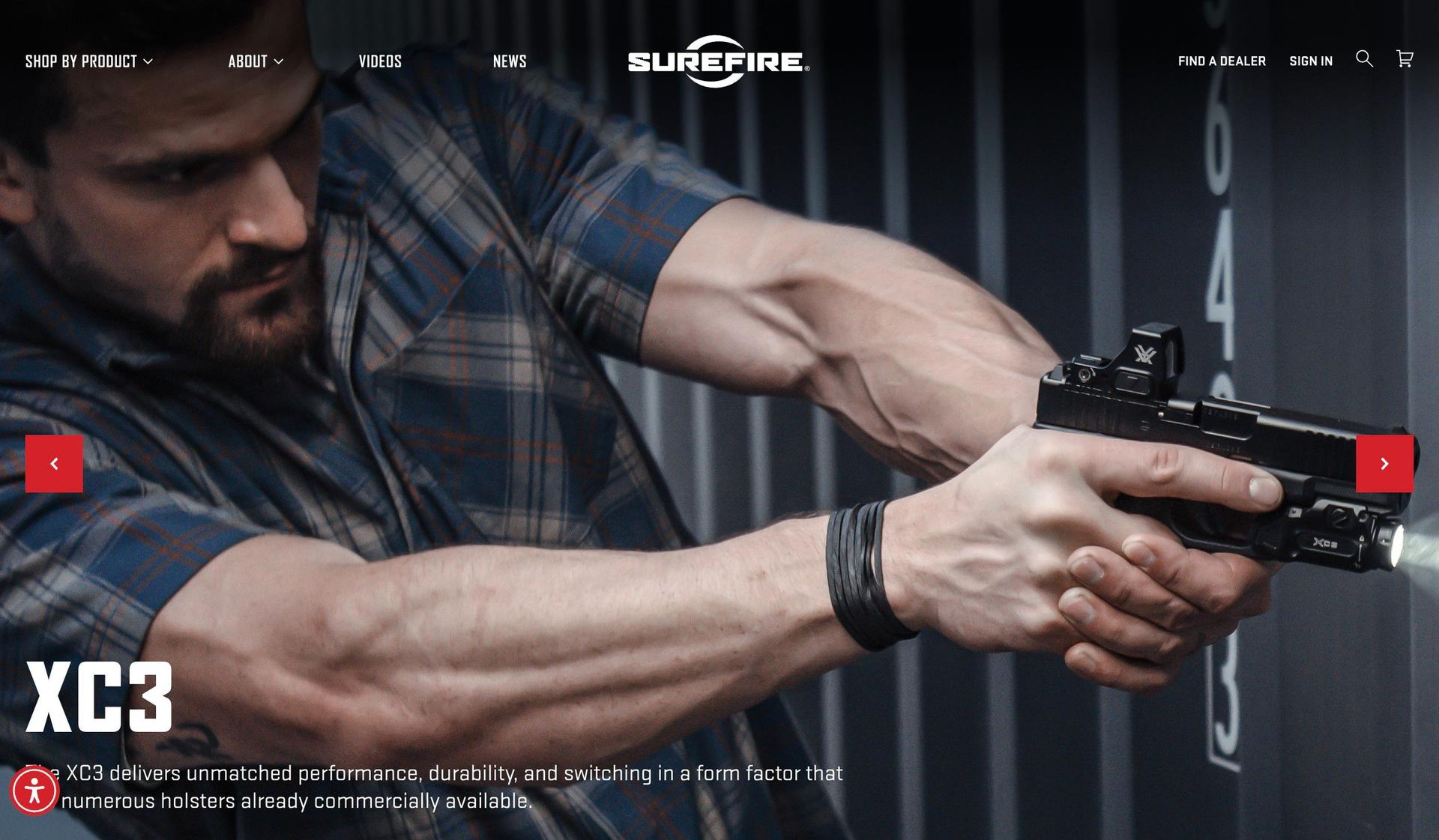 SureFire-examples of bigcommerce stores
