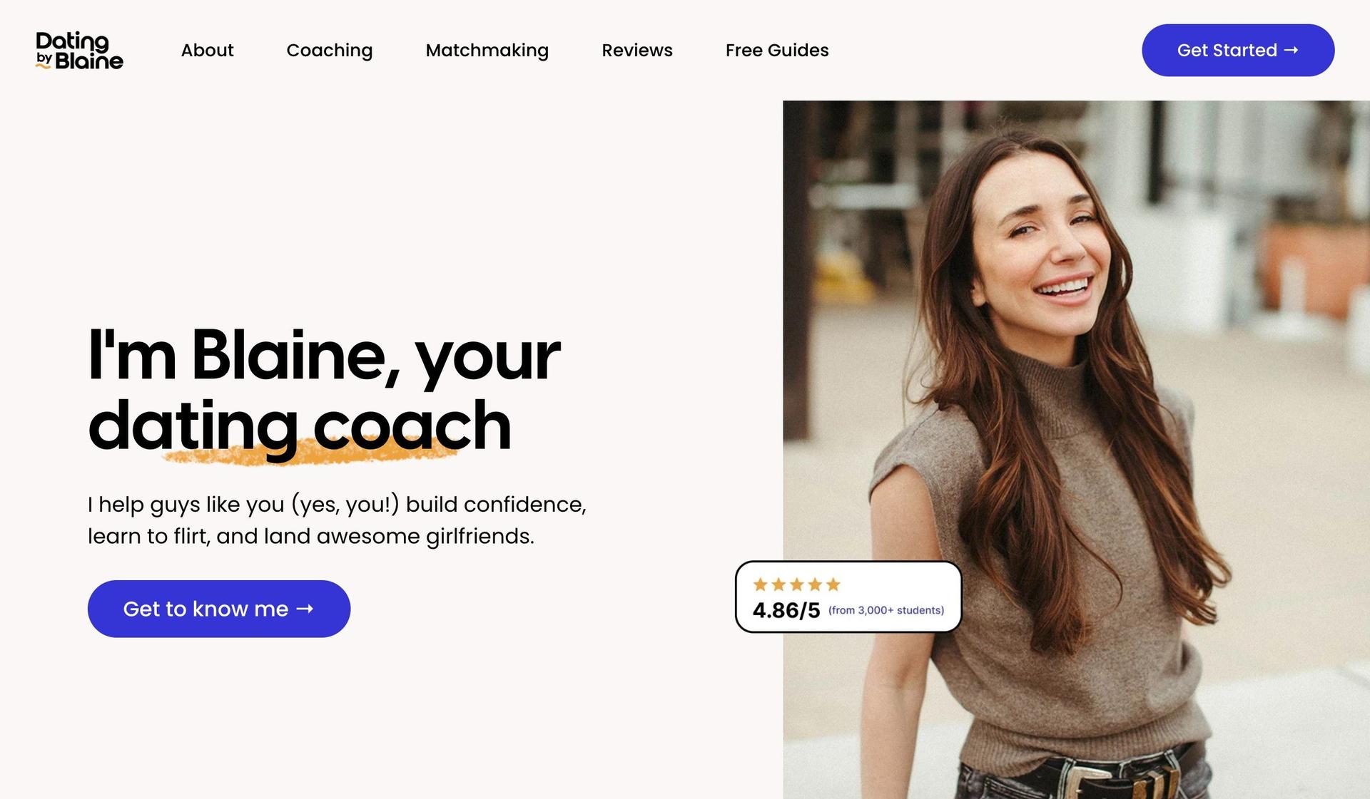 Dating by Blaine-kajabi website examples