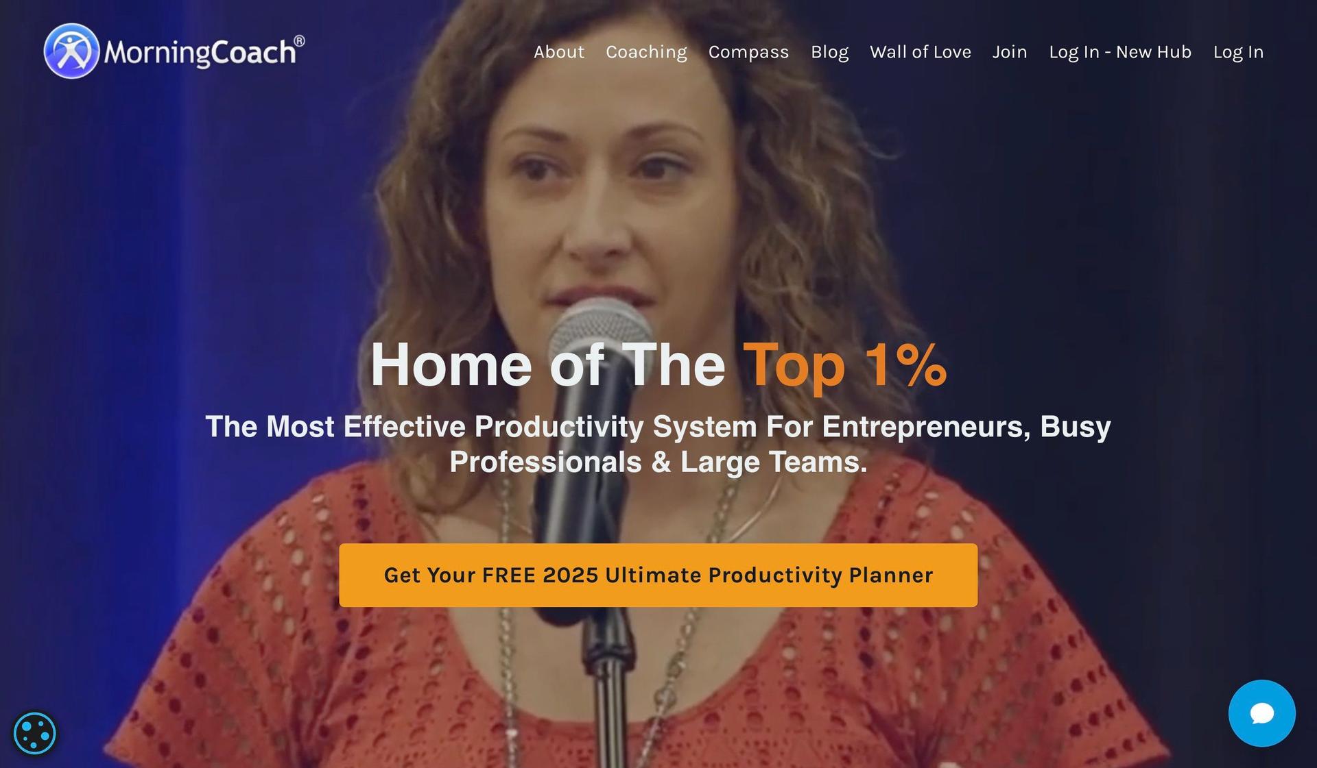 Morning Coach-kajabi website examples