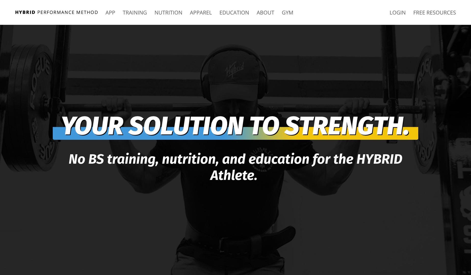 Hybrid Performance Method-kajabi website examples