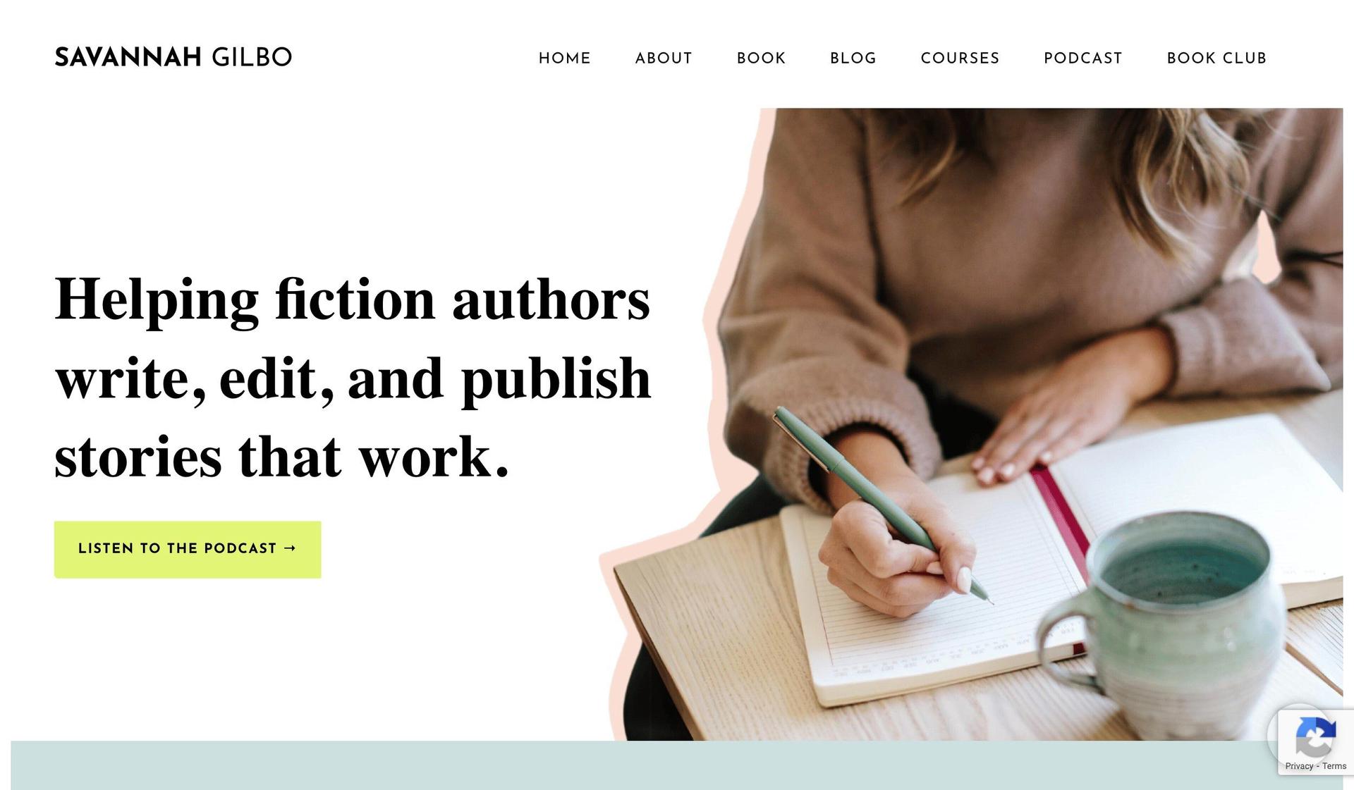Savannah Gilbo-kajabi website examples