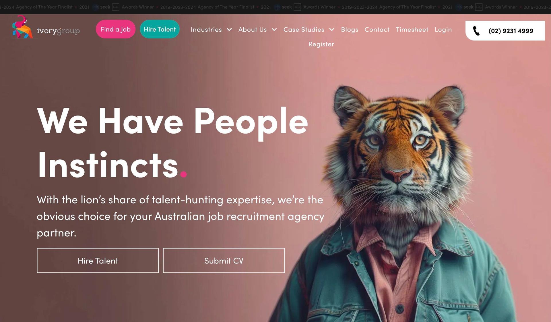 Ivory Group-duda website examples
