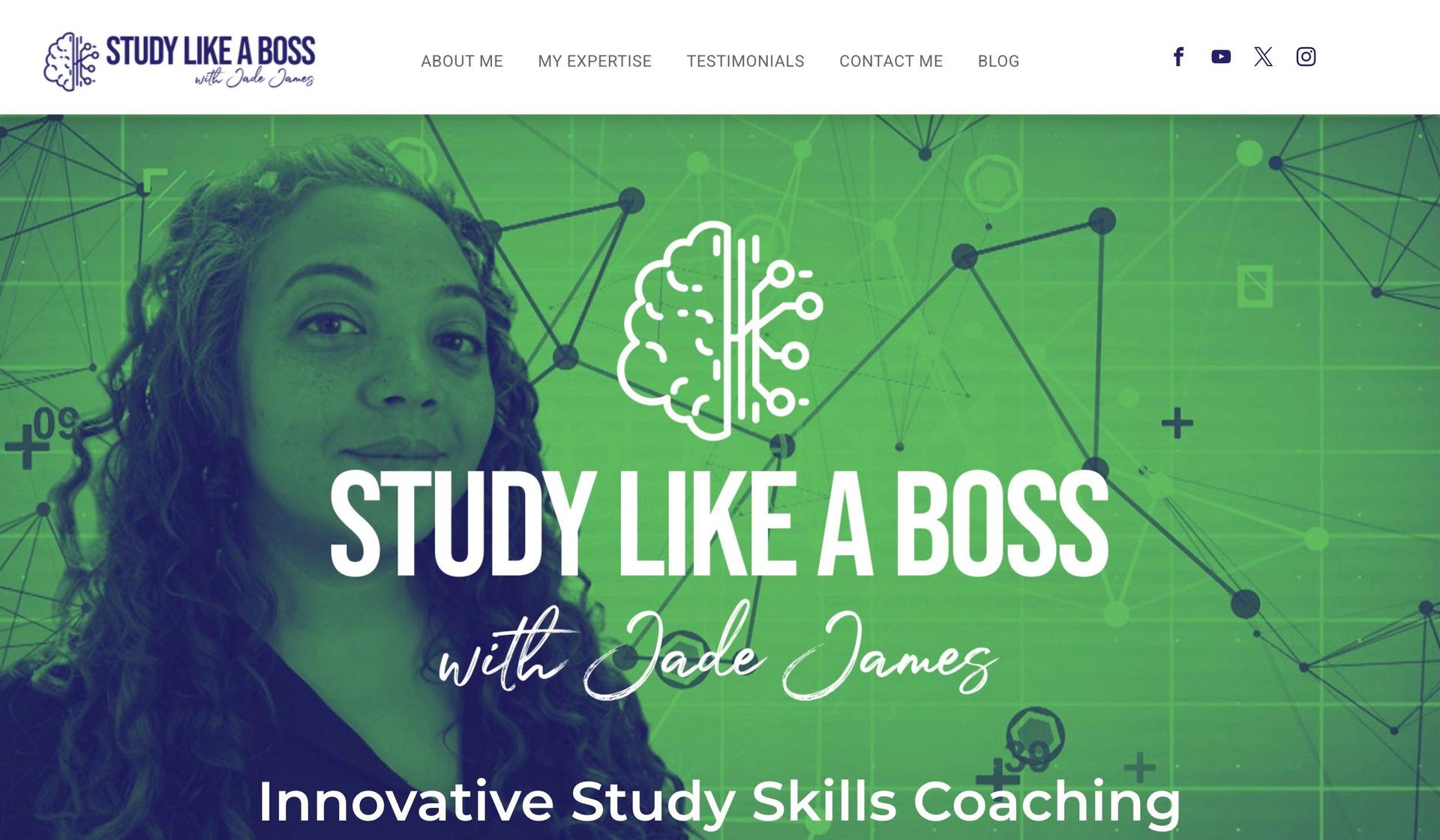Study Like A Boss-duda website examples