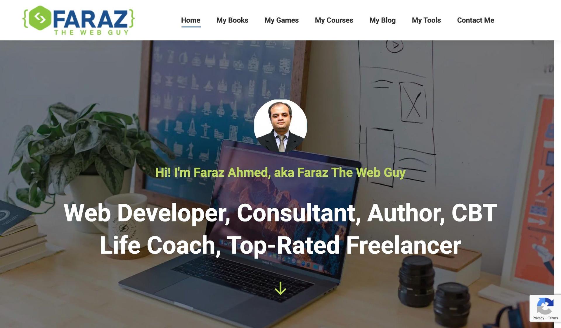 Faraz The Web Guy-bluehost websites