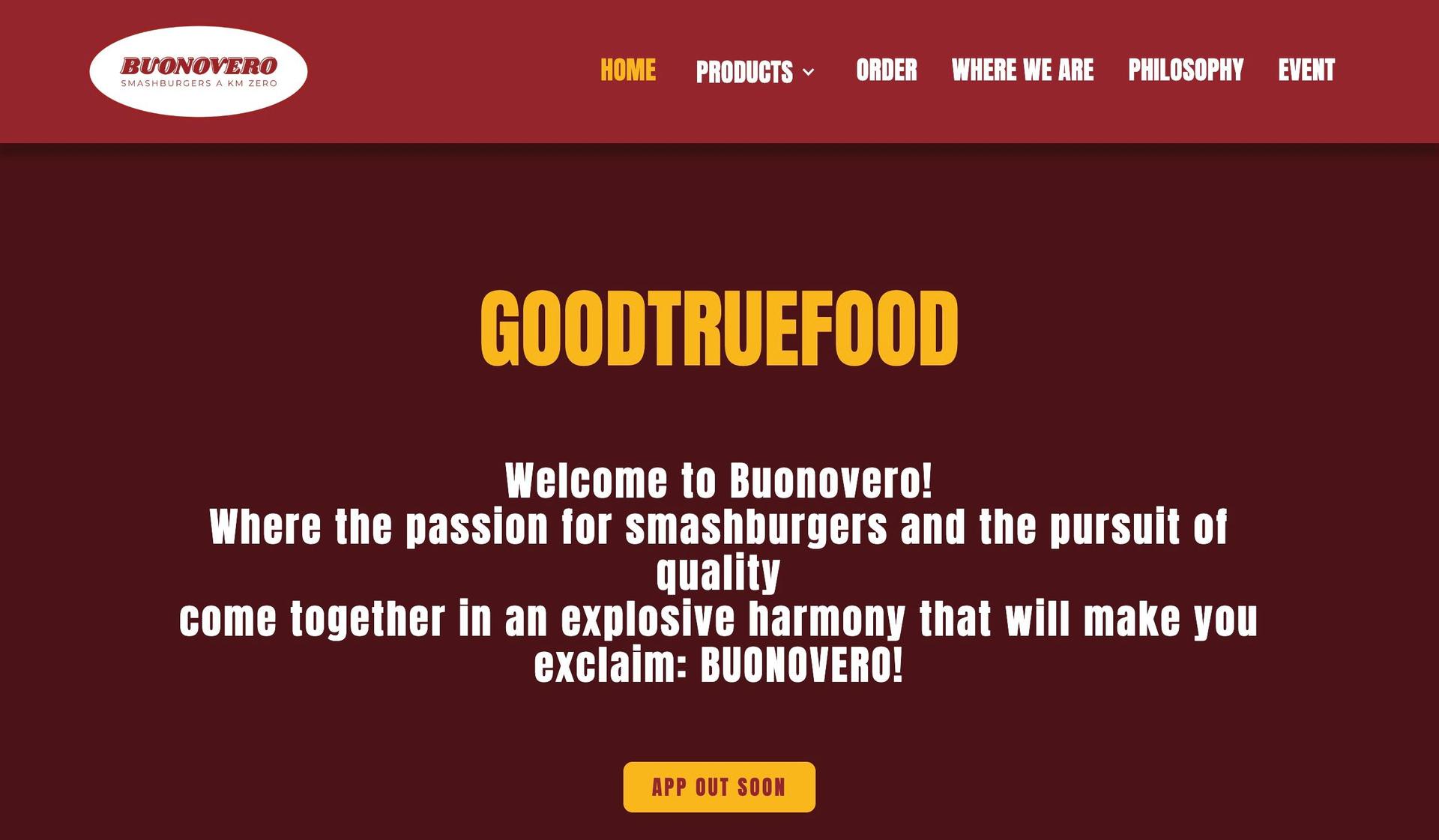 Buonover-burger restaurant websites