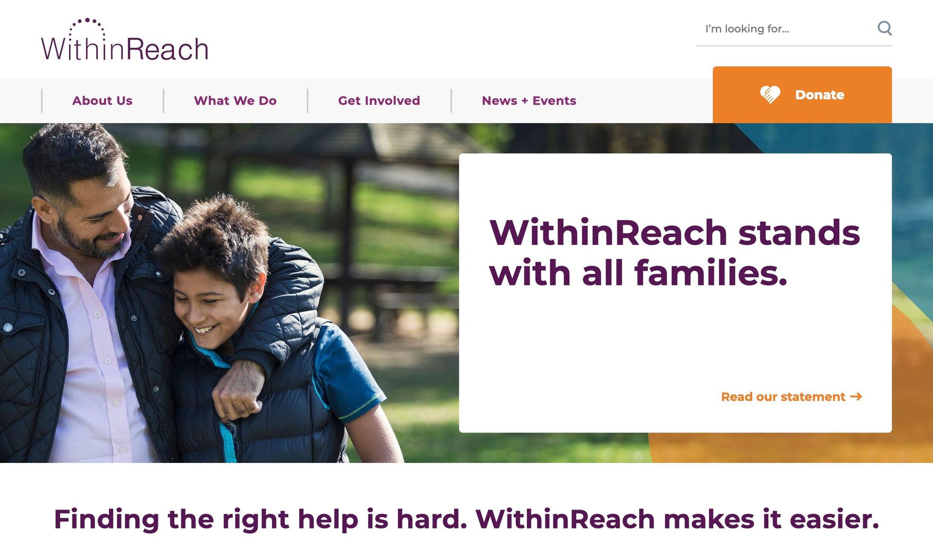 WithinReach-+wordpress website examples+