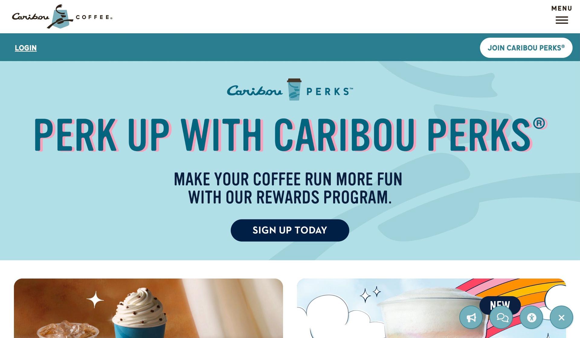 Caribou Coffee-+wordpress website examples+