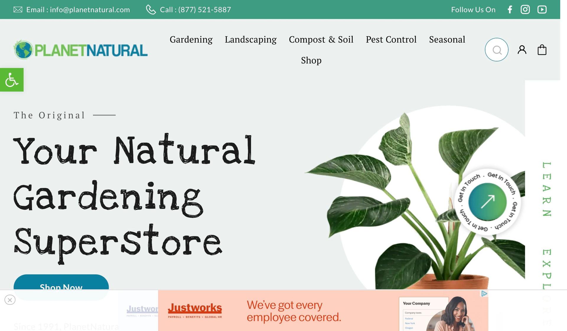 Planet Natural-+wordpress website examples+