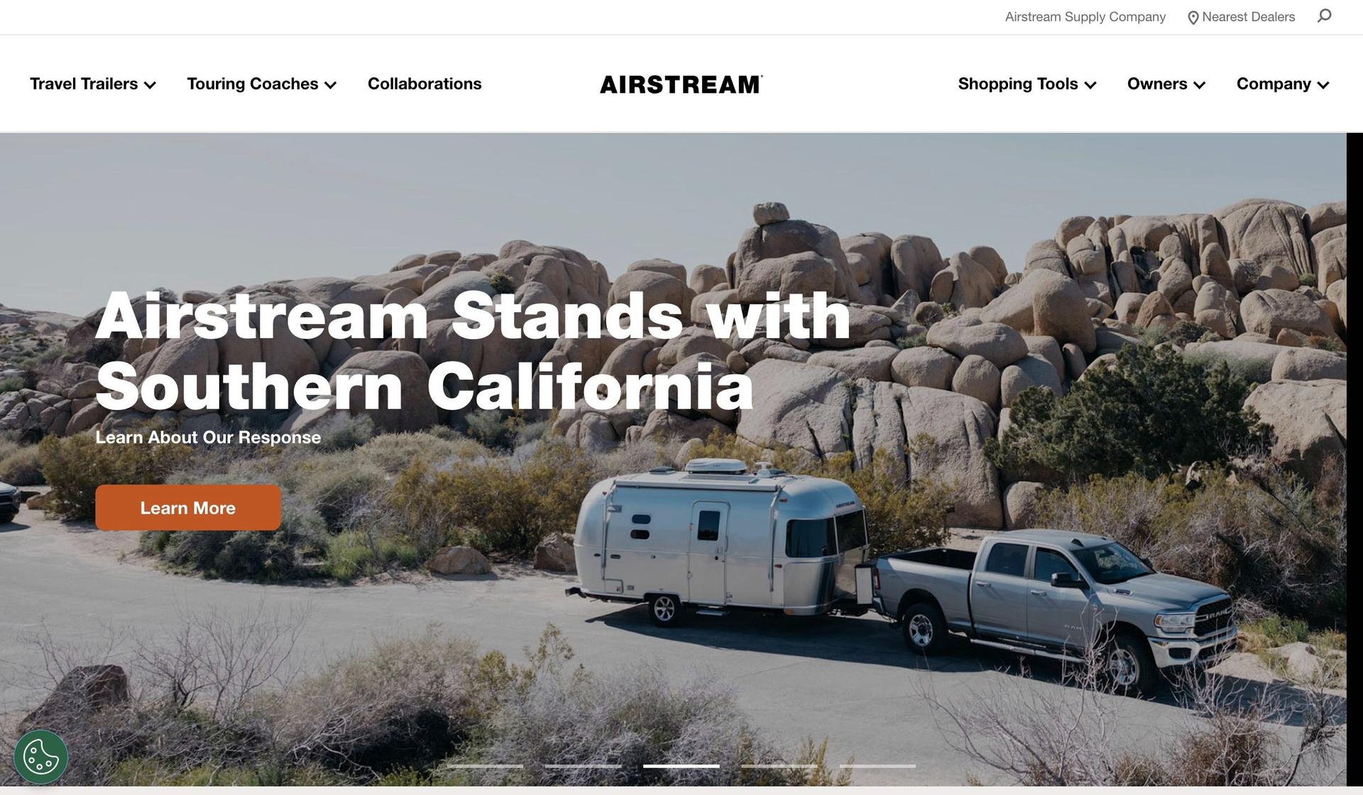 Airstream-+wordpress website examples+