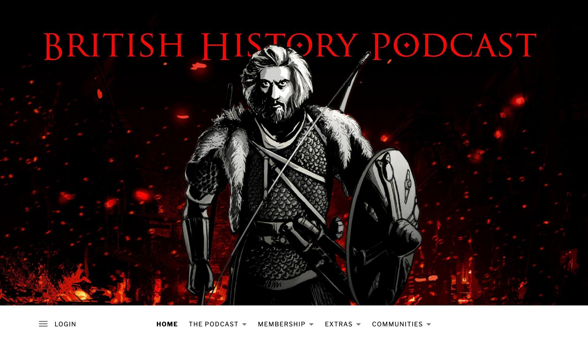 The British History Podcast-+wordpress website examples+