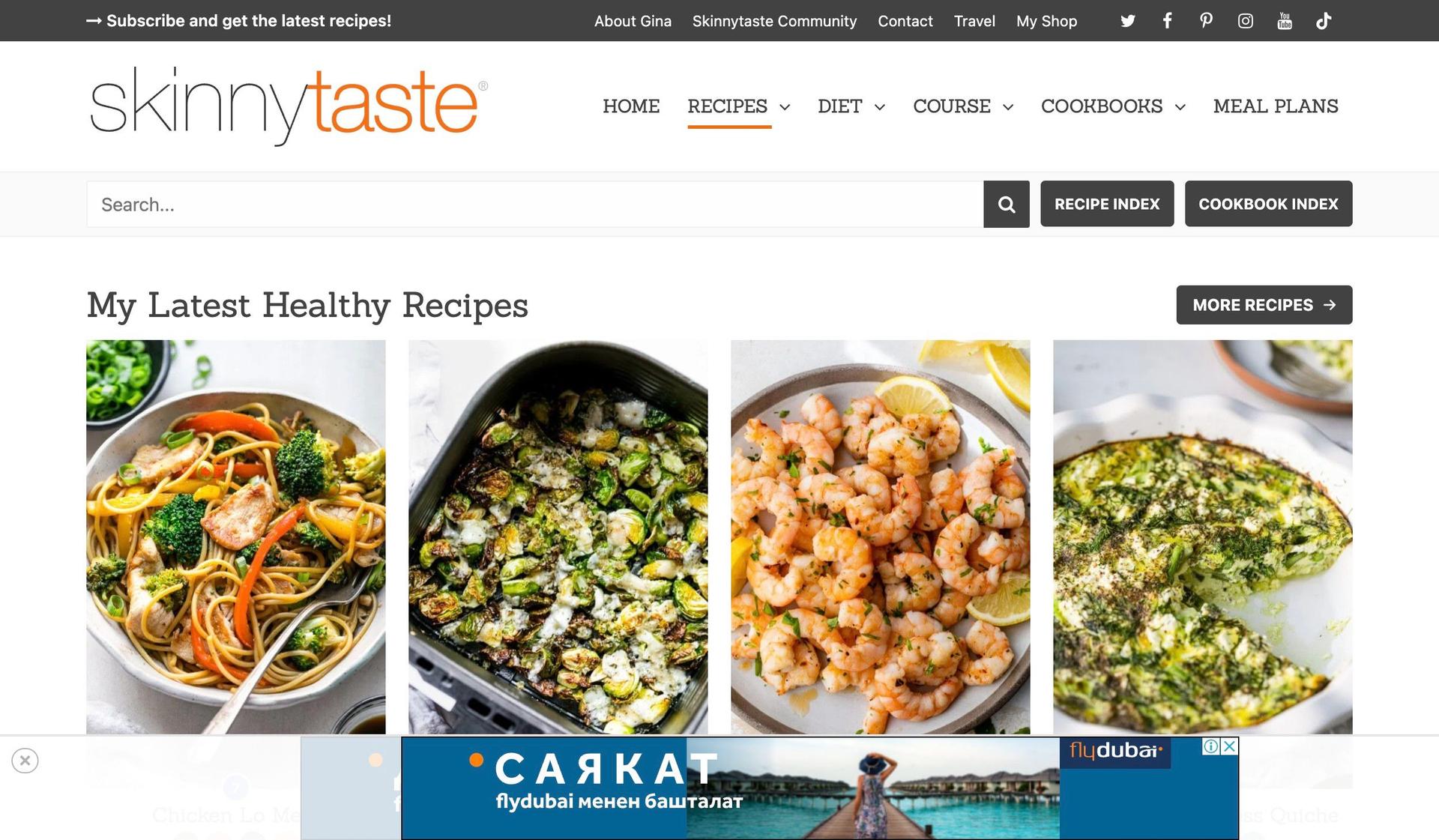 Skinnytaste-+wordpress website examples+
