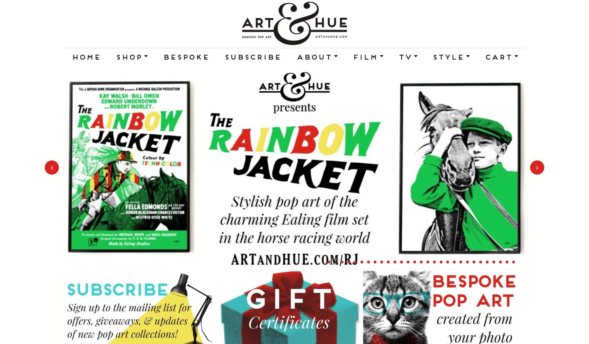 Art & Hue-+wordpress website examples+