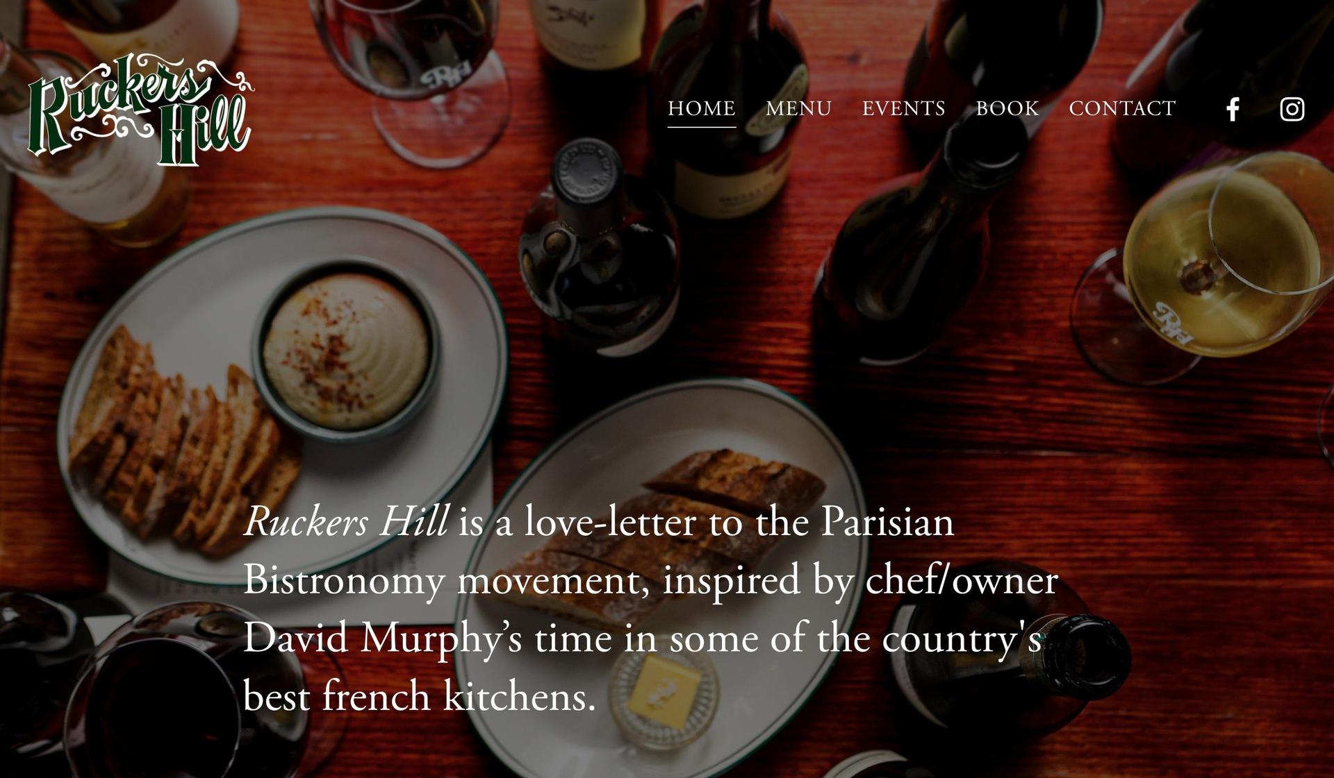 Ruckers Hill Northcote-wine bar websites