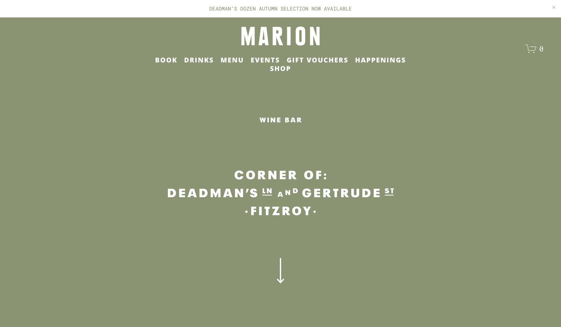 Marion Wine-wine bar websites