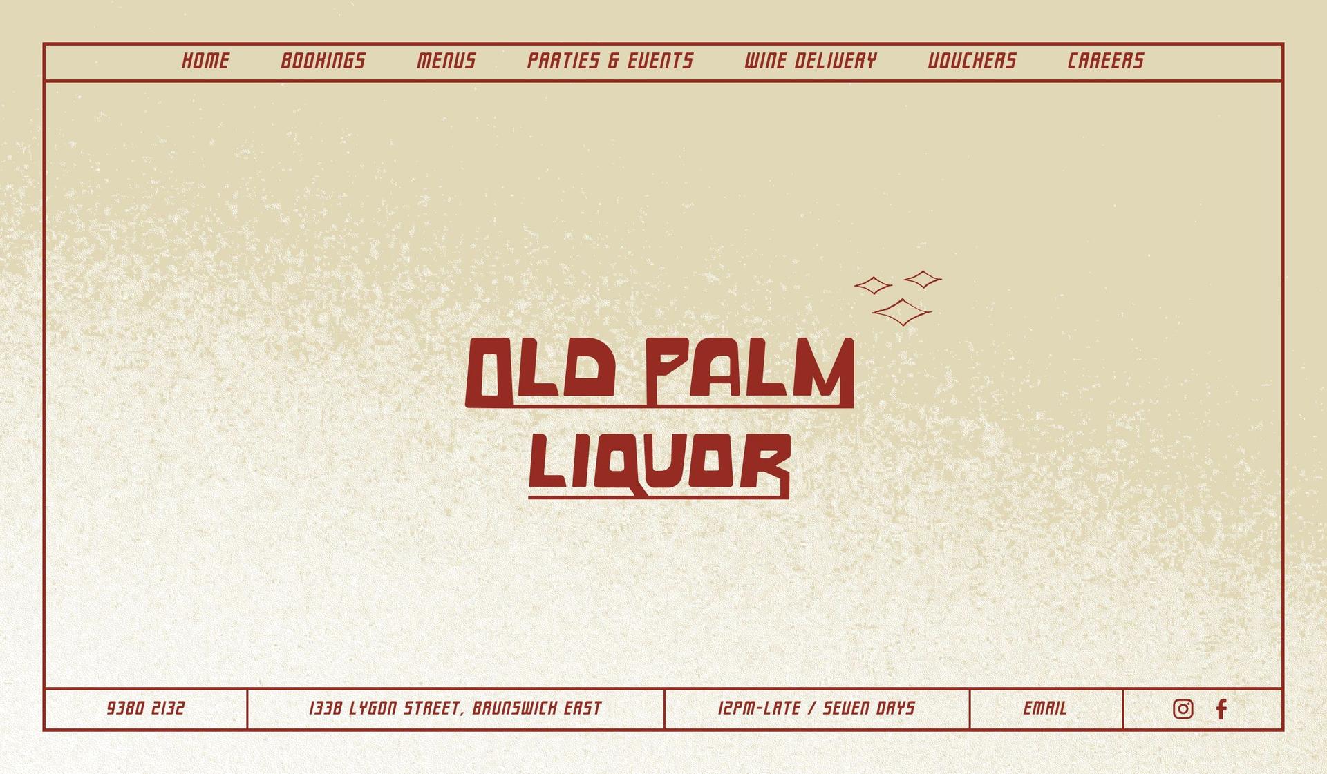 Old Palm Liquor-wine bar websites