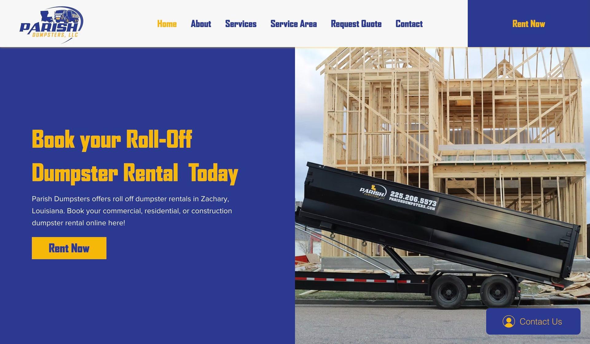 Parish Dumpsters-dumpster rental websites